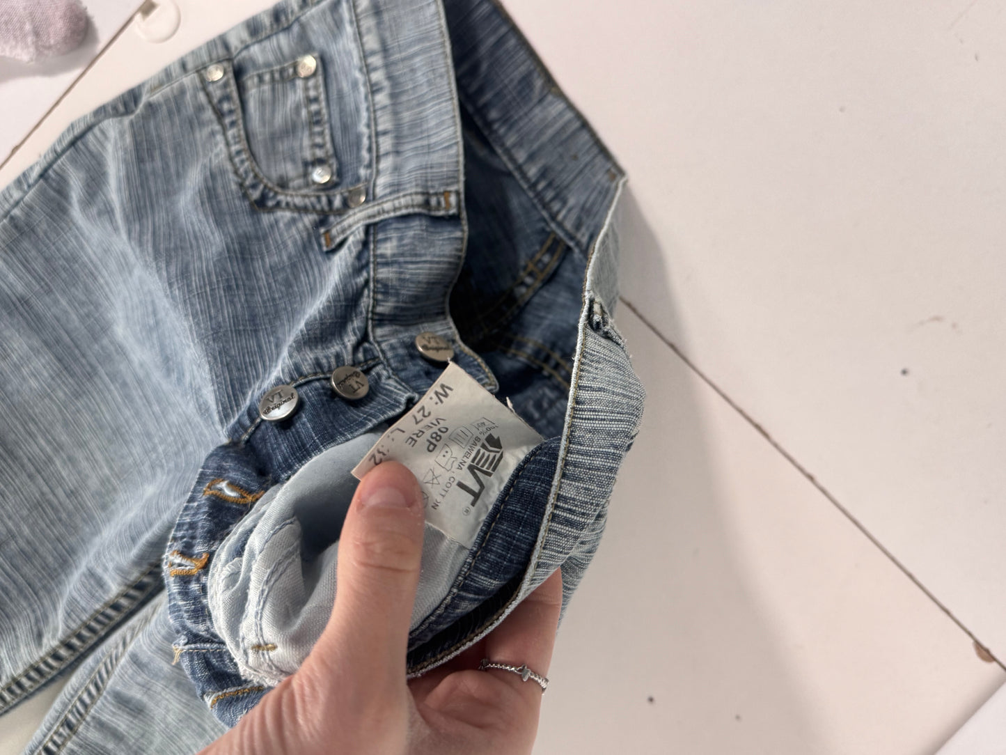 Lågmidjade jeans stl: XXS