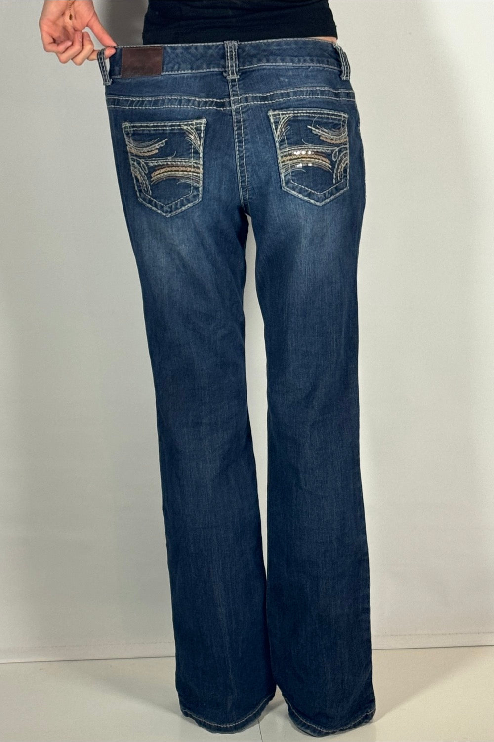 Lågmidjade jeans stl: M