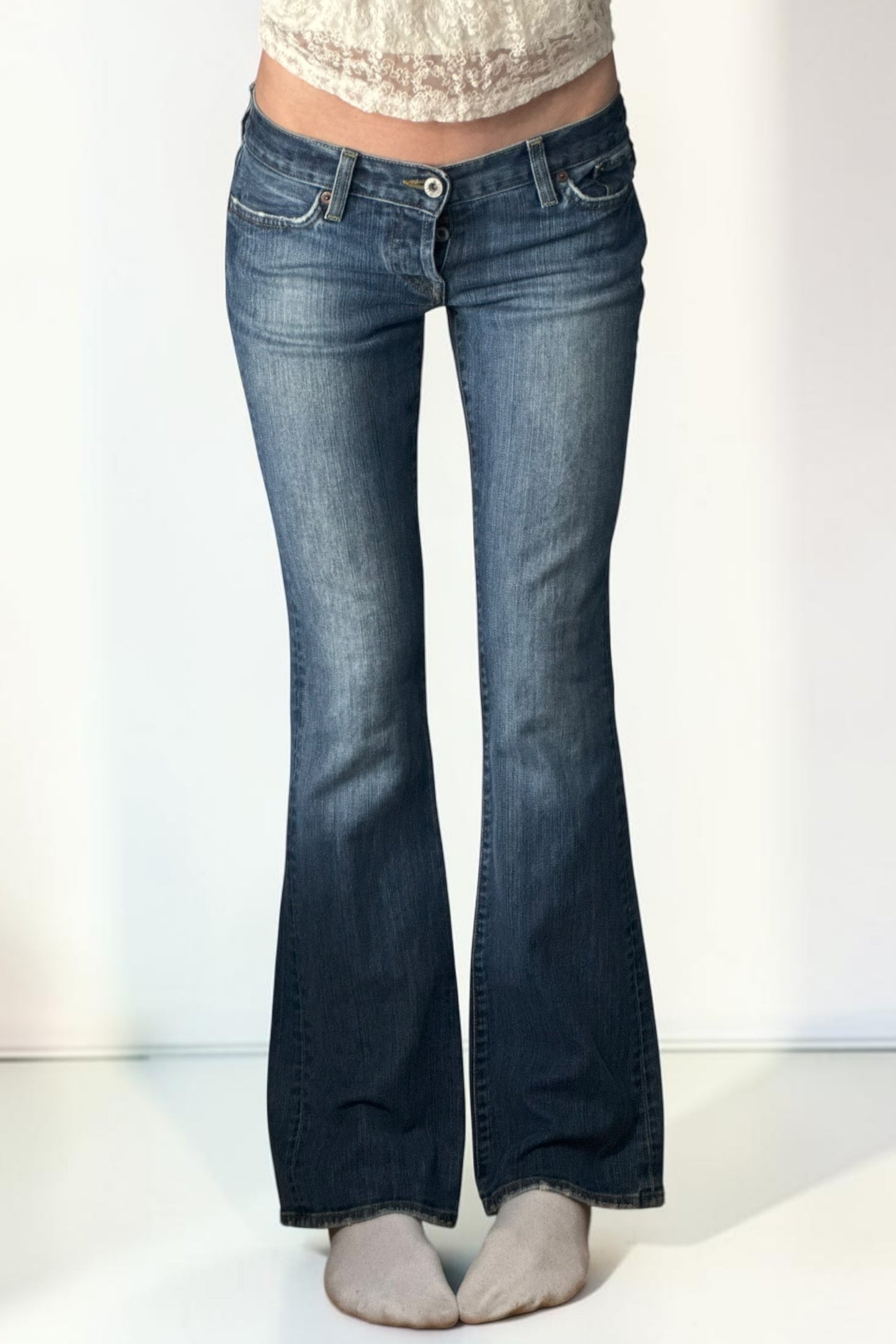 Lågmidjade jeans stl: XS/S