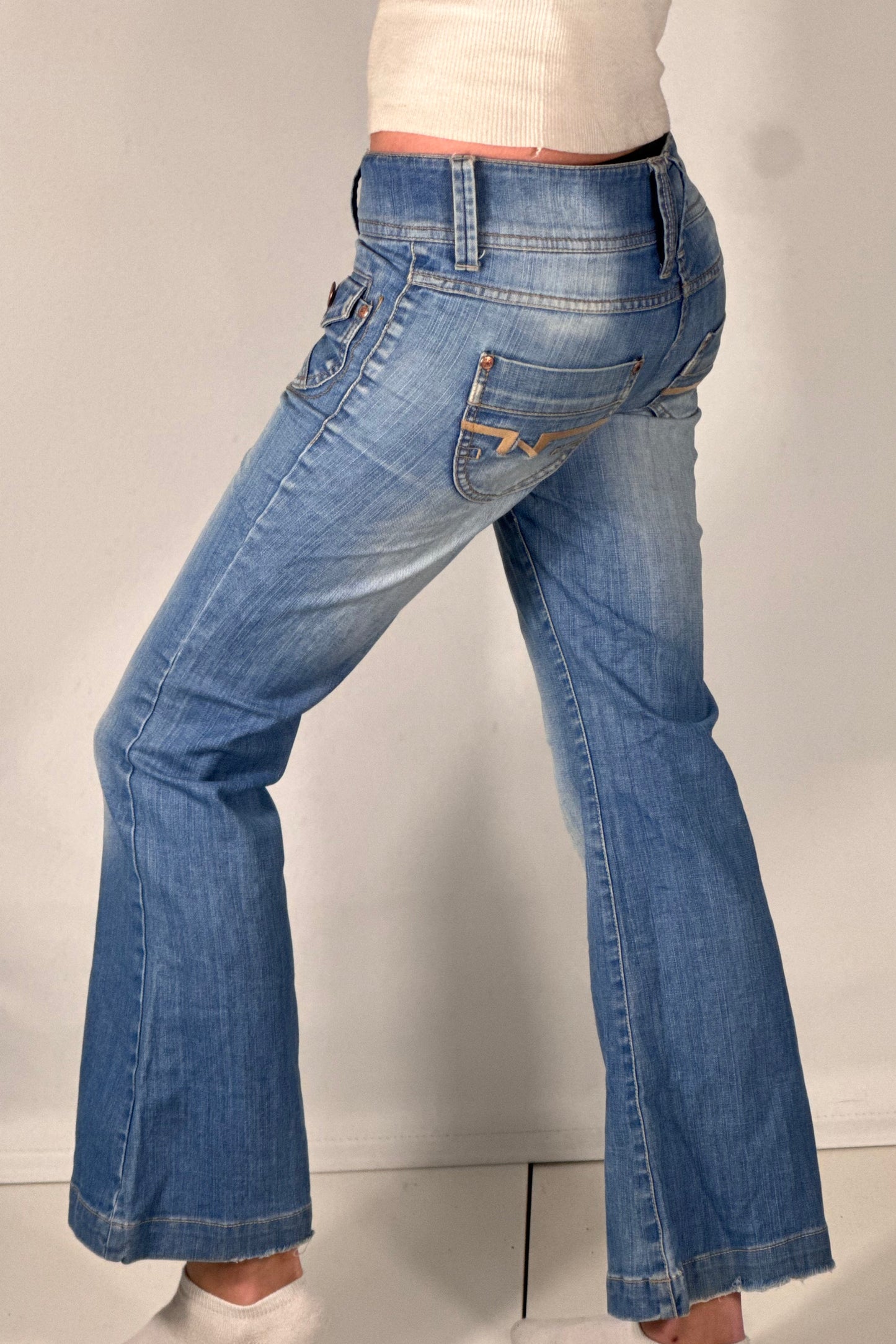 Lågmidjade jeans stl: XS/S