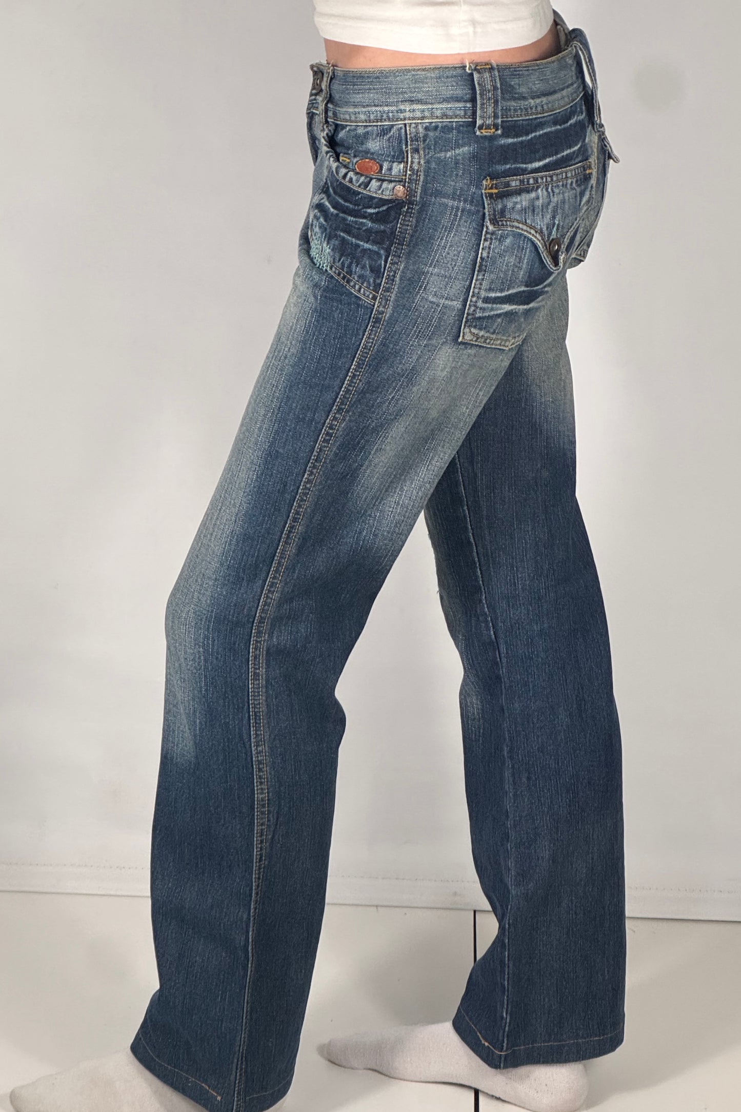 Lavtaljede jeans str: XS