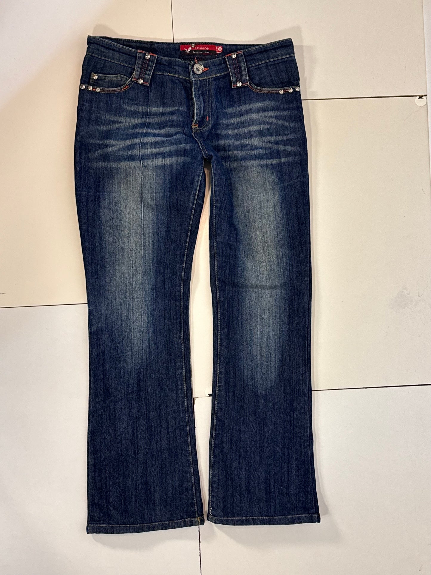 Lågmidjade jeans stl: