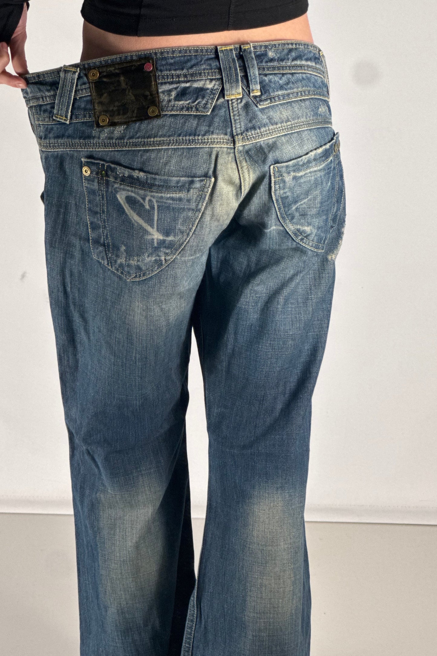 Lågmidjade jeans stl: L