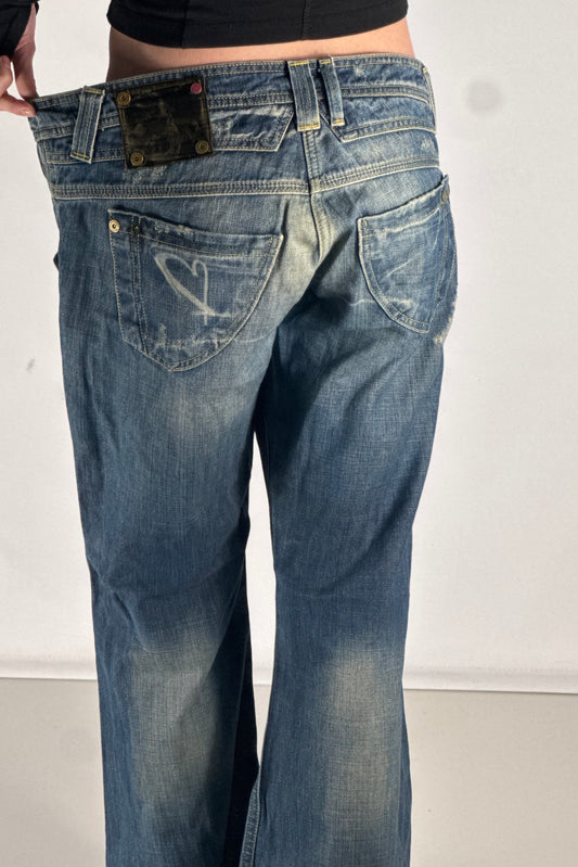 Lavt liv-jeans str.: L