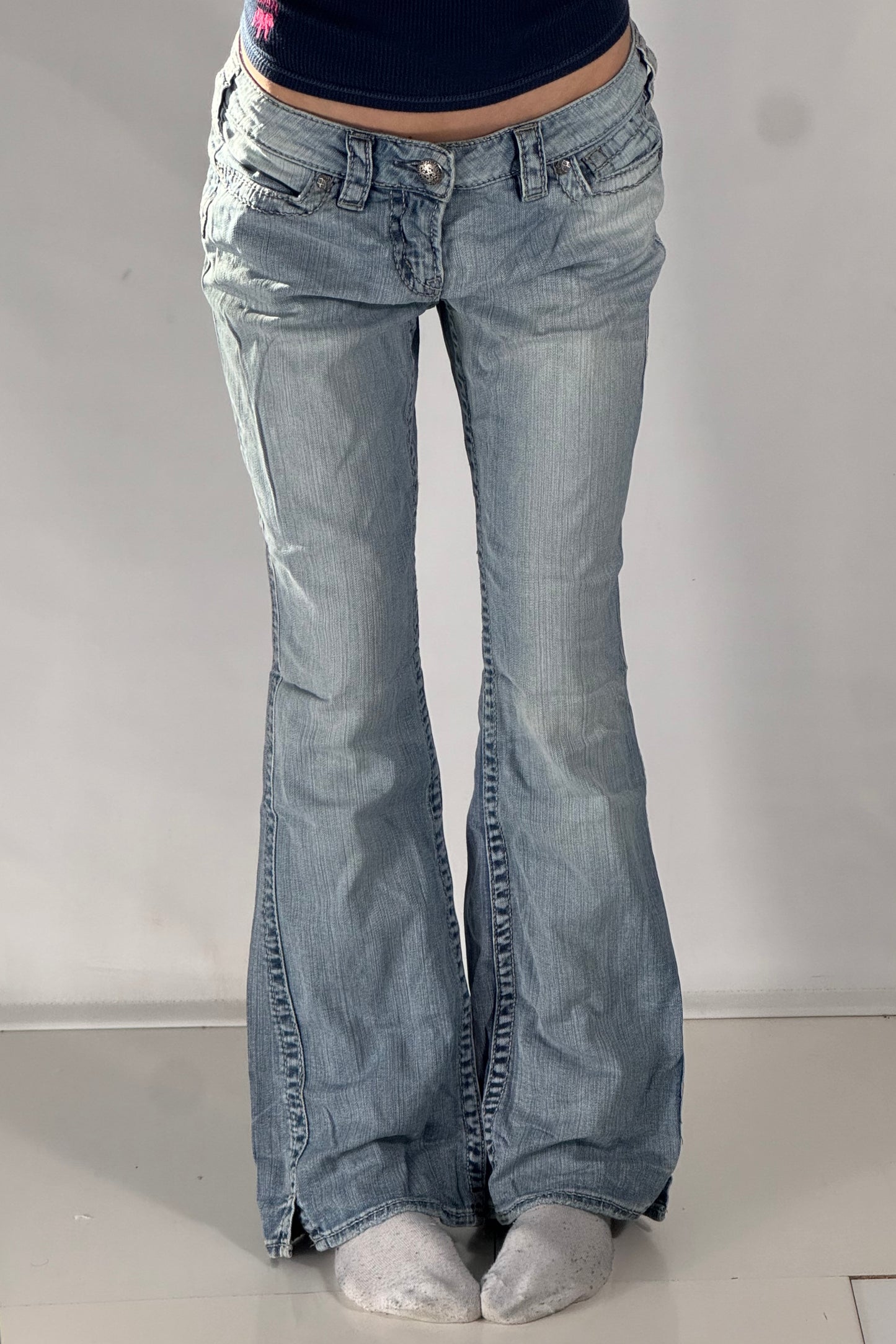 Lågmidjade jeans stl: S