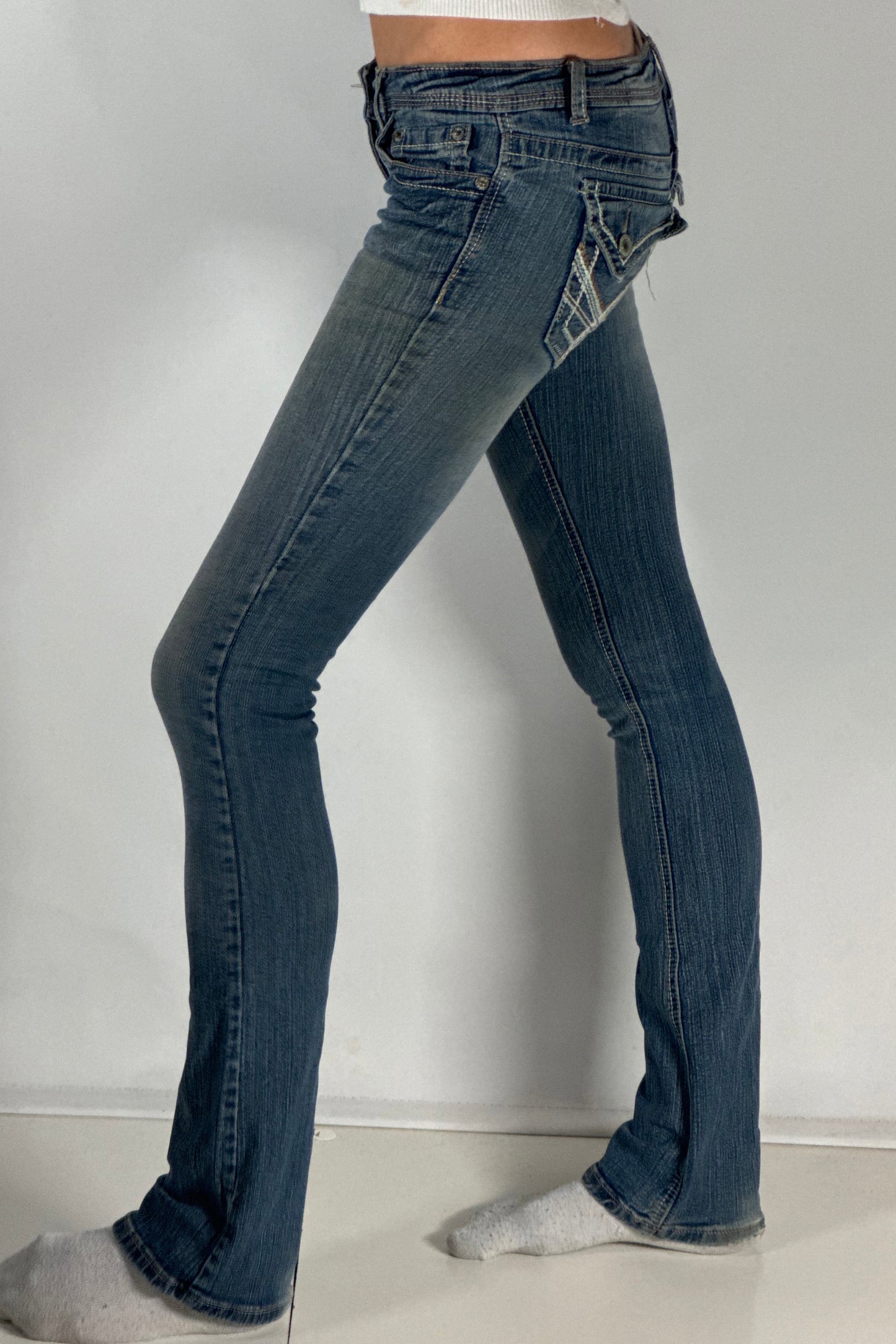 Lågmidjade jeans stl: XXS