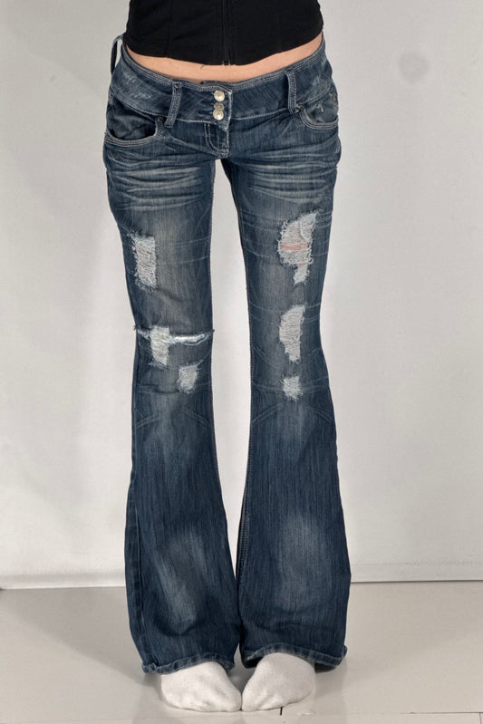 Lavt liv jeans str: S/M