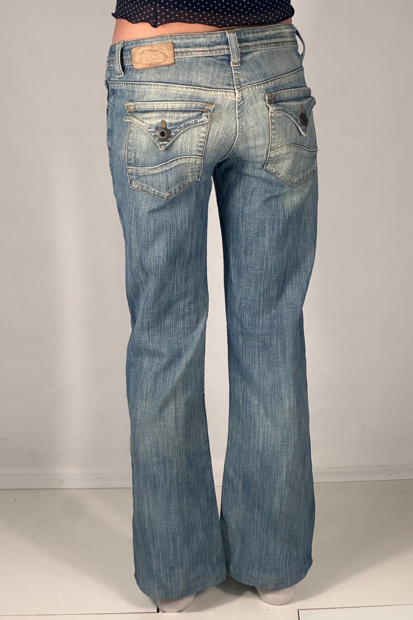 Lågmidjade jeans stl: S