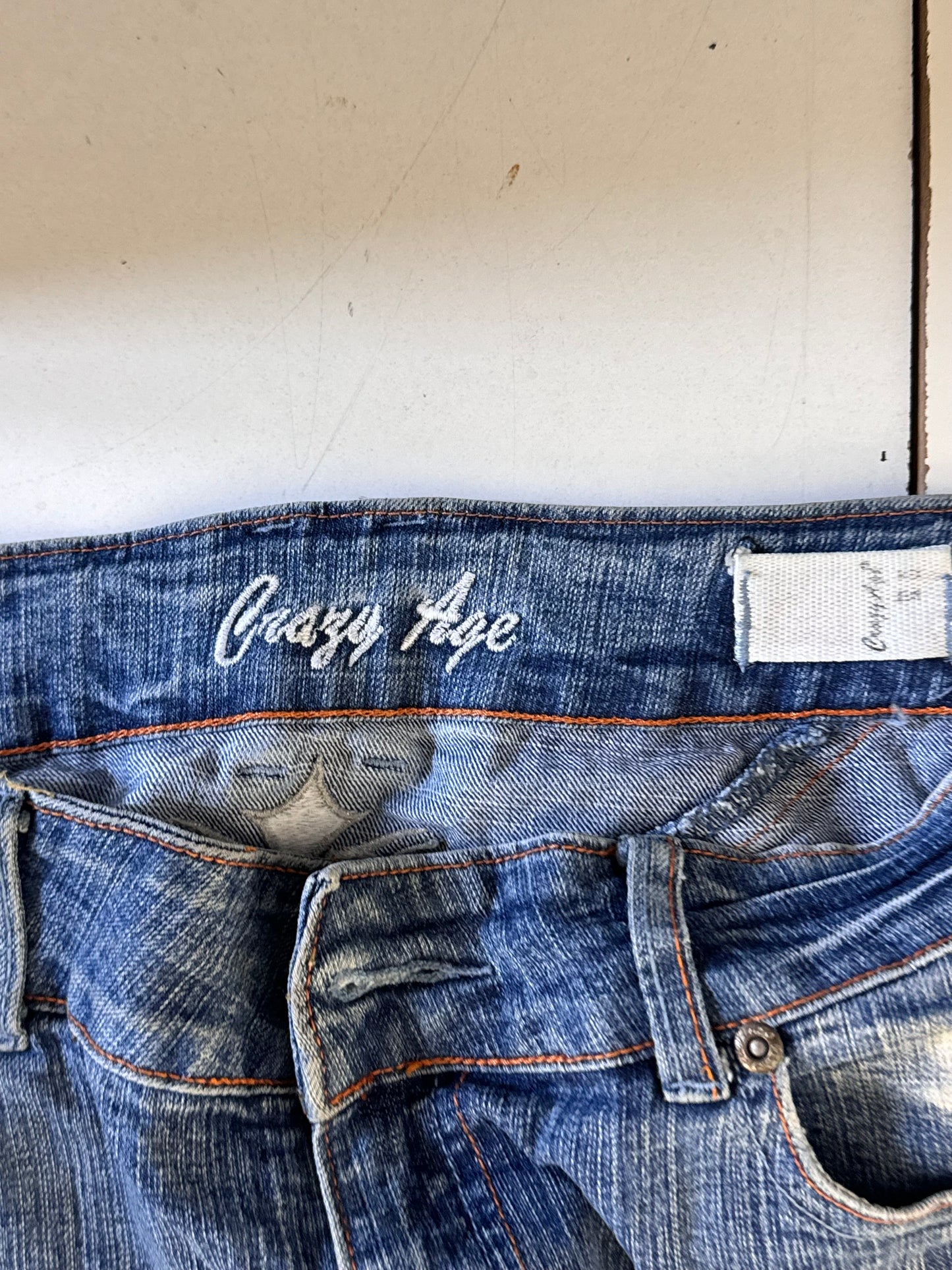 Lågmidjade jeans stl: S