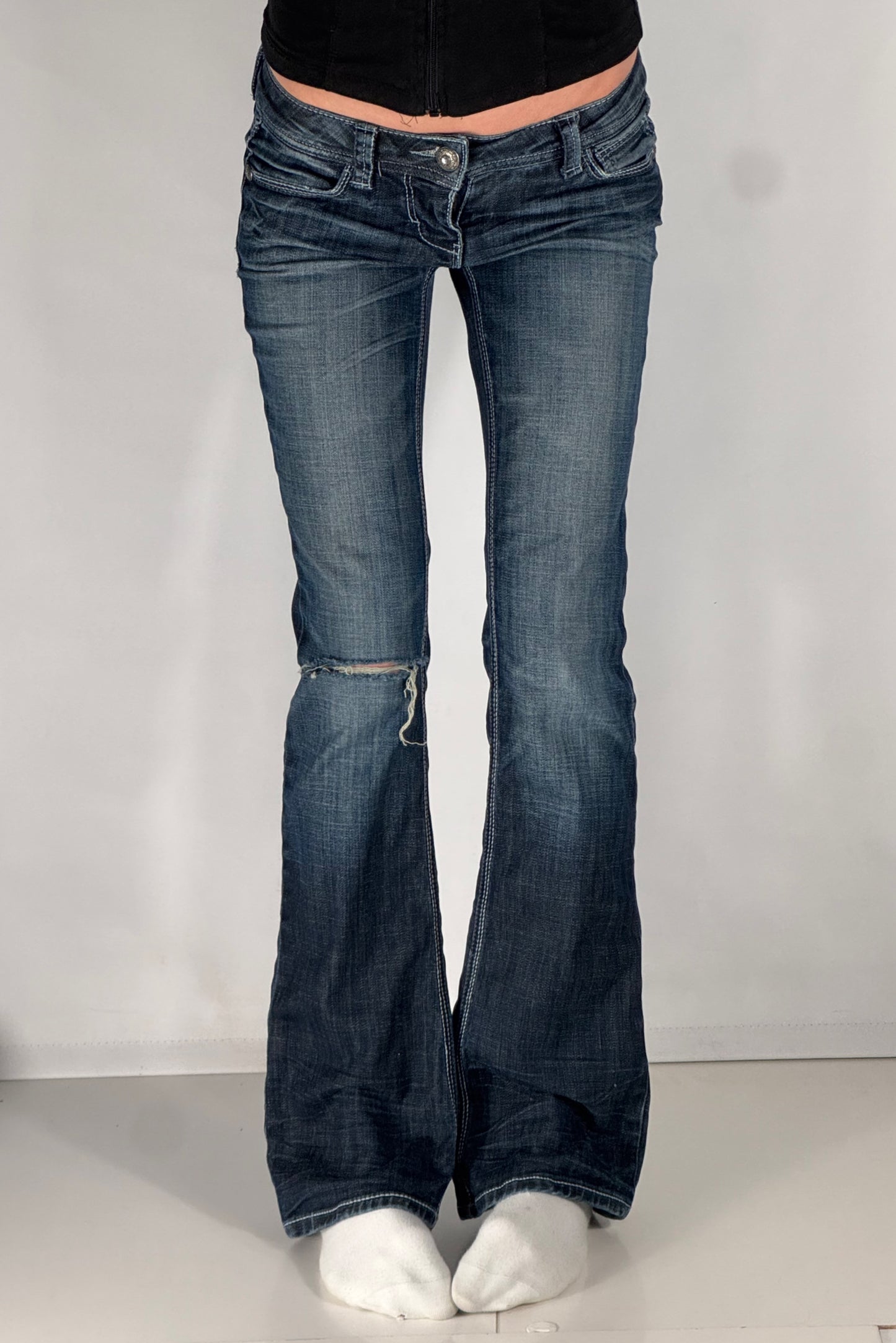 Lågmidjade jeans stl: XS