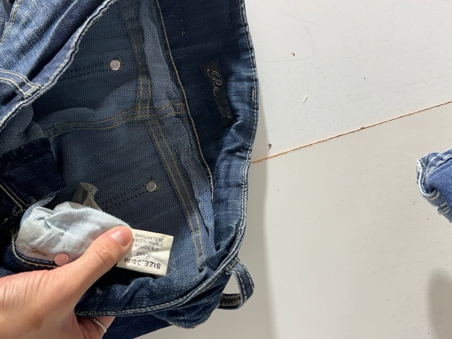 Lågmidjade jeans stl: S