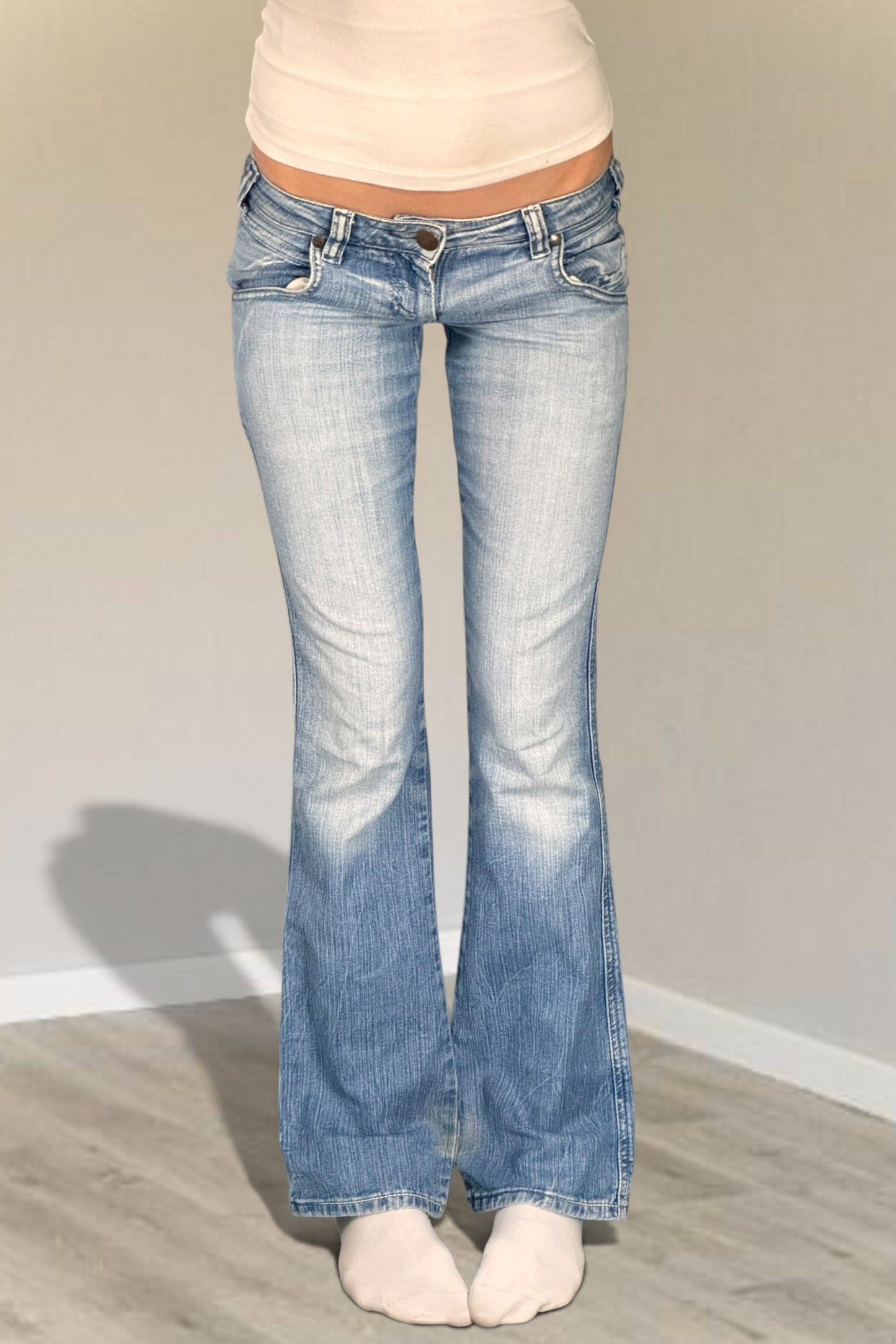 Lågmidjade jeans stl: XS