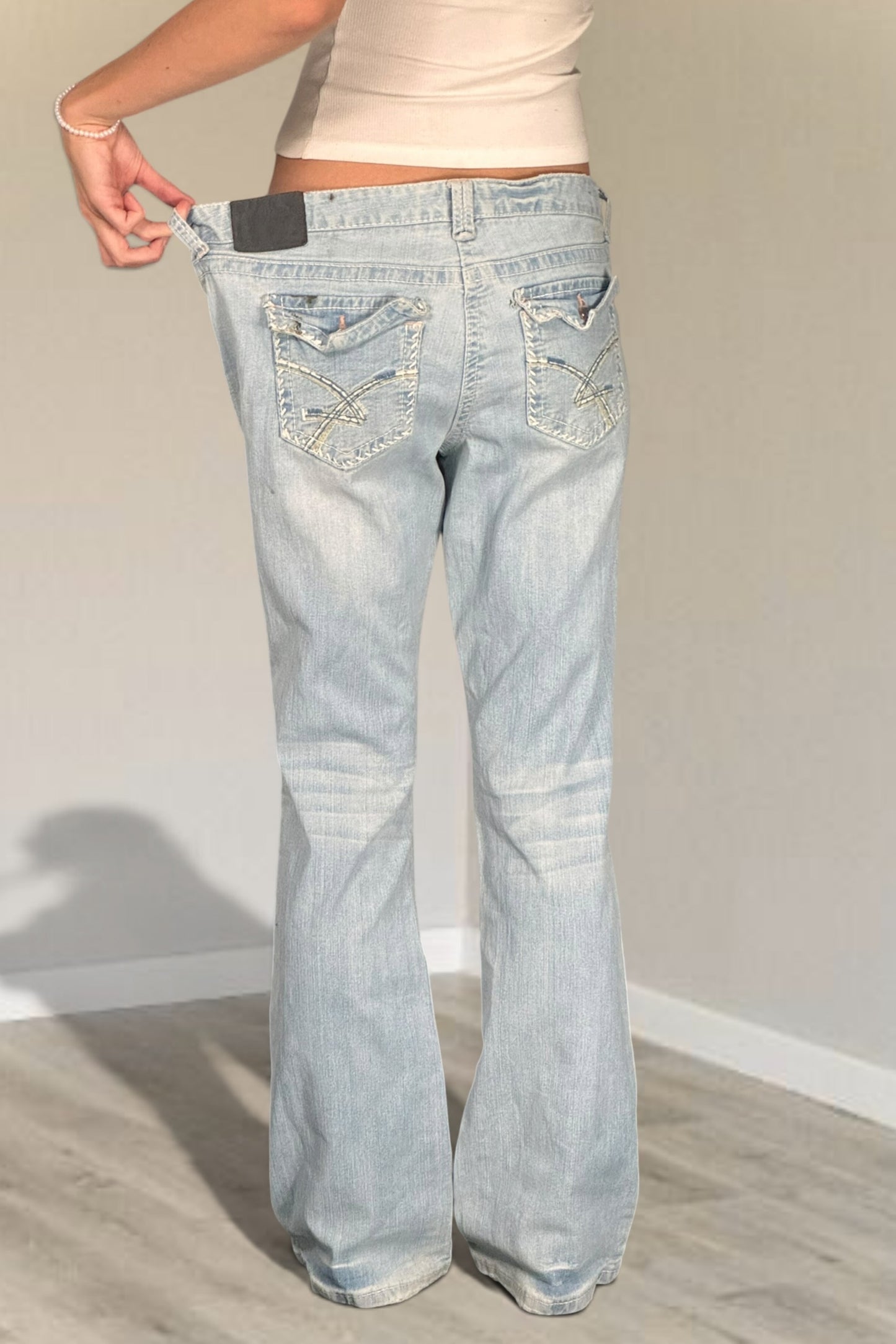 Lågmidjade jeans stl: L