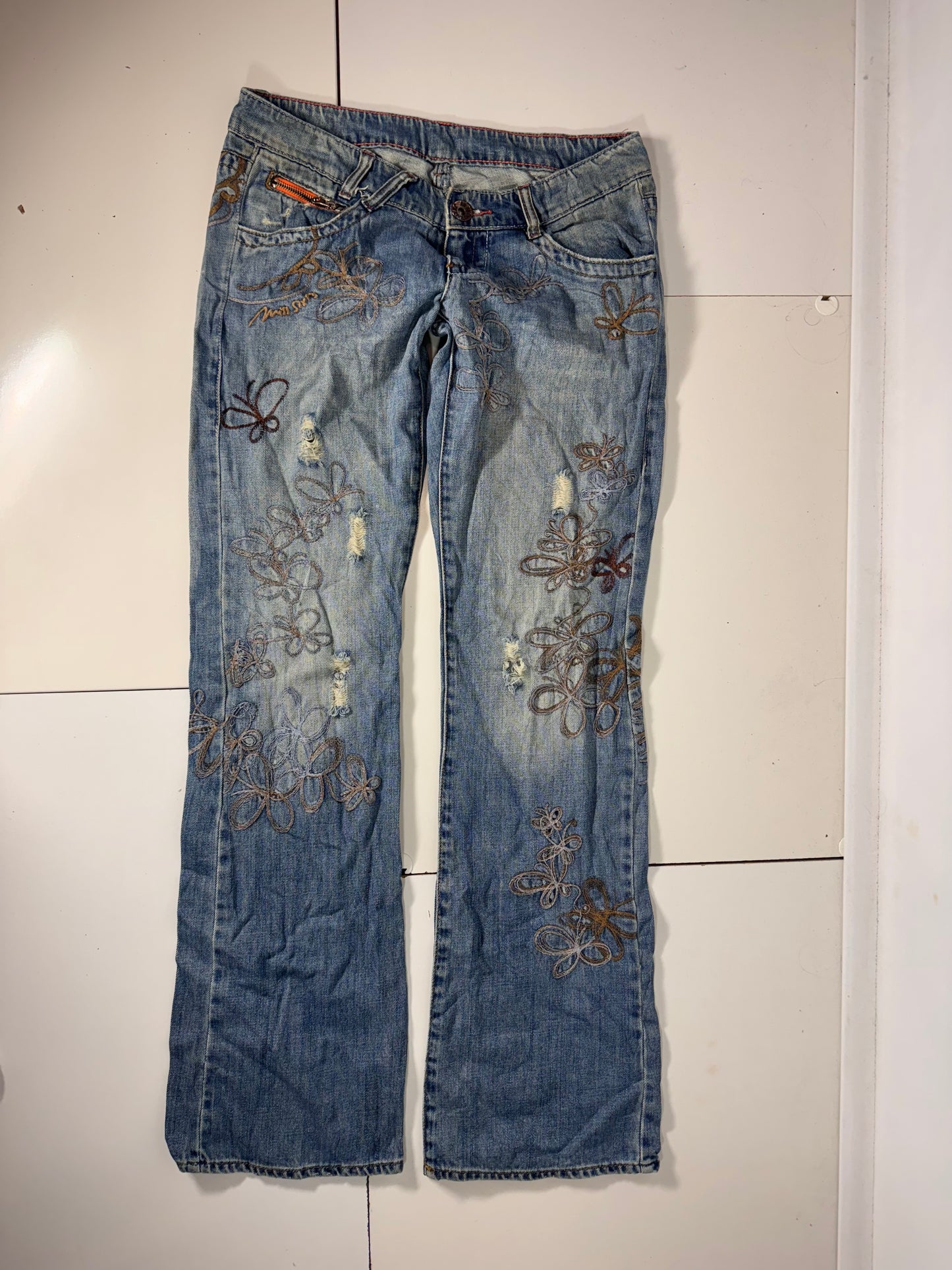 Lågmidjade jeans stl: M