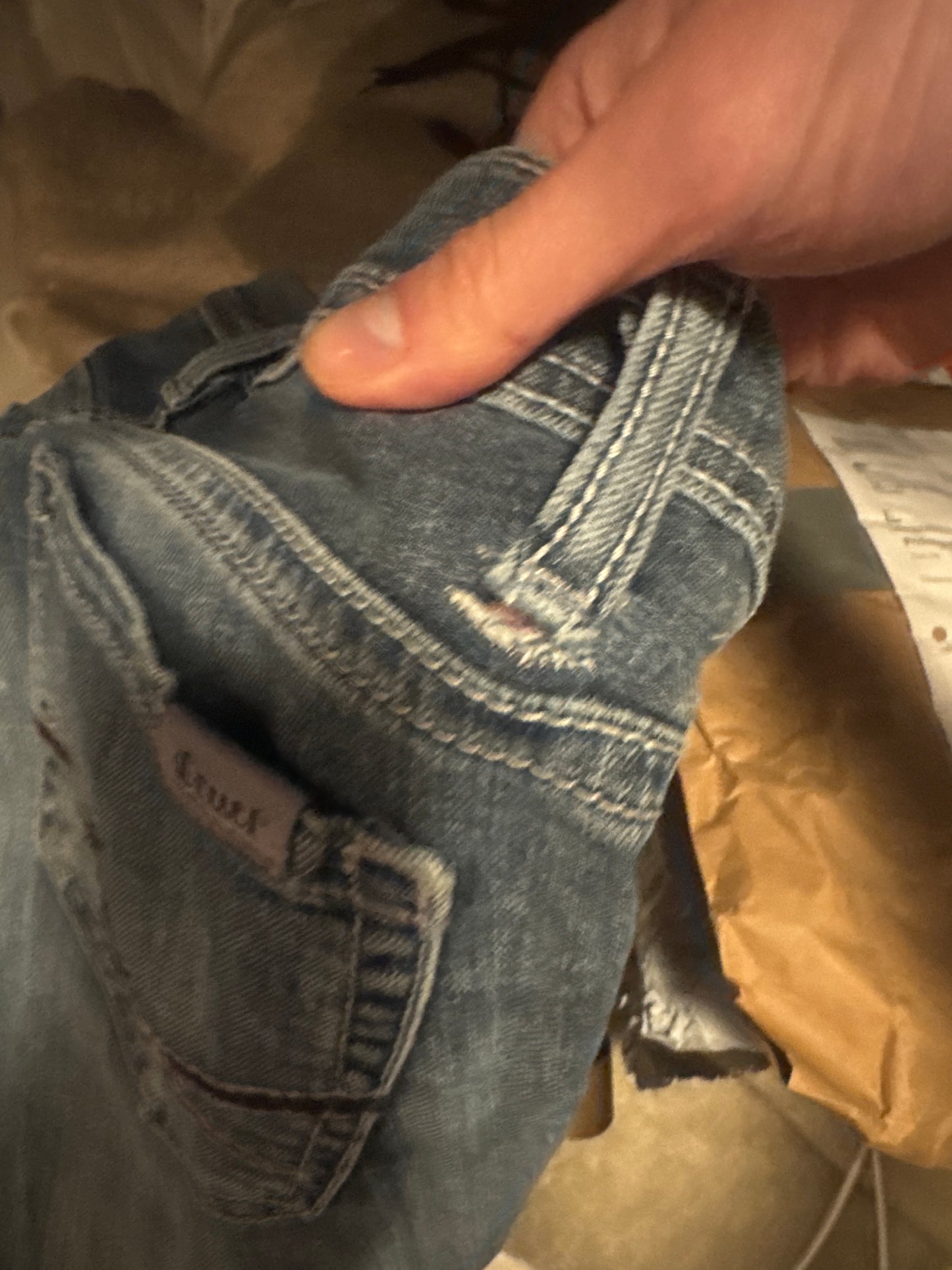 Lågmidjade jeans stl: S/M