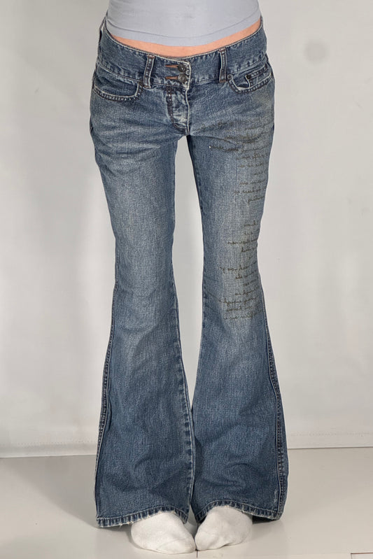 Lågmidjade jeans stl: S