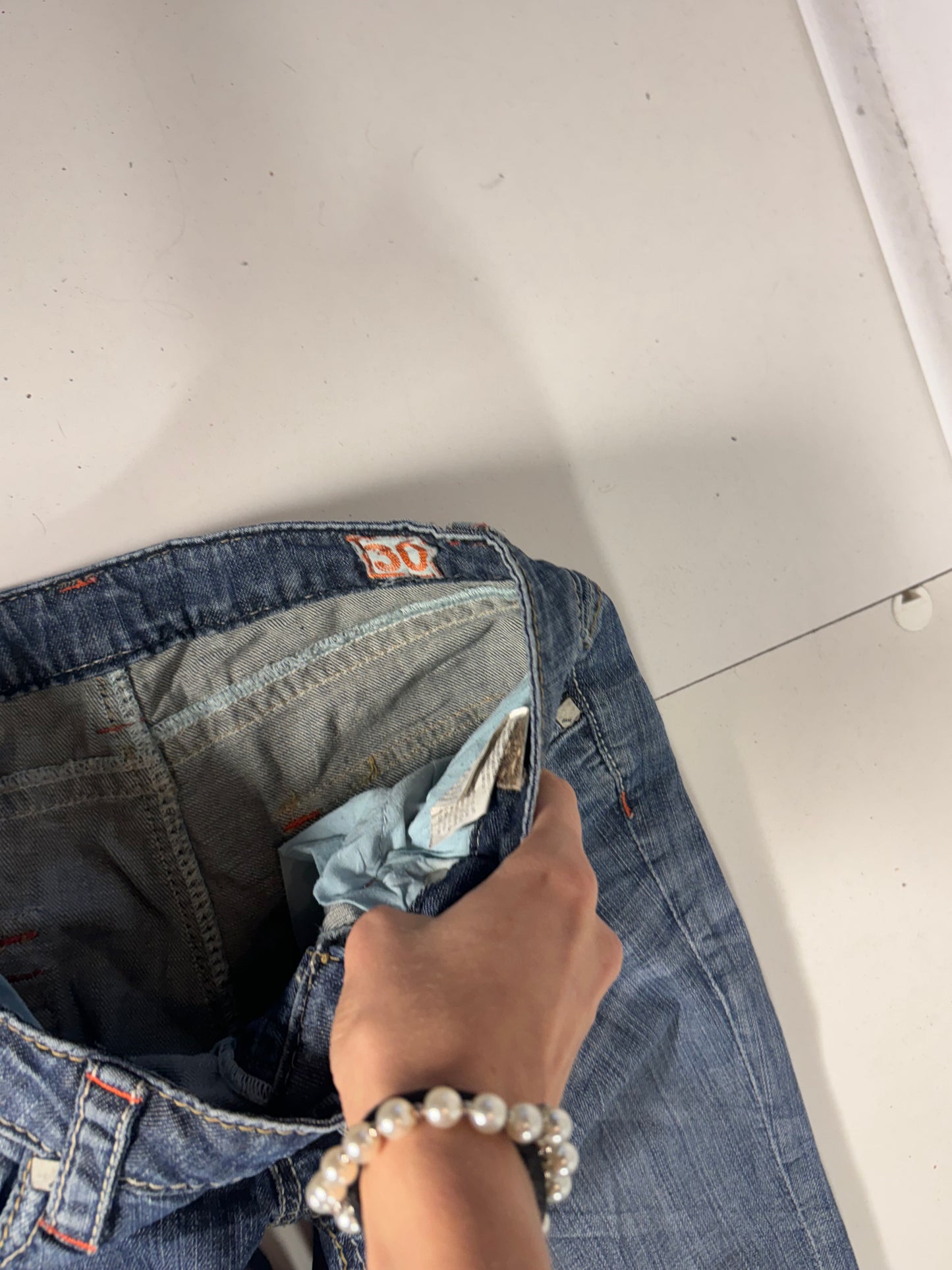 Lågmidjade jeans stl: XS