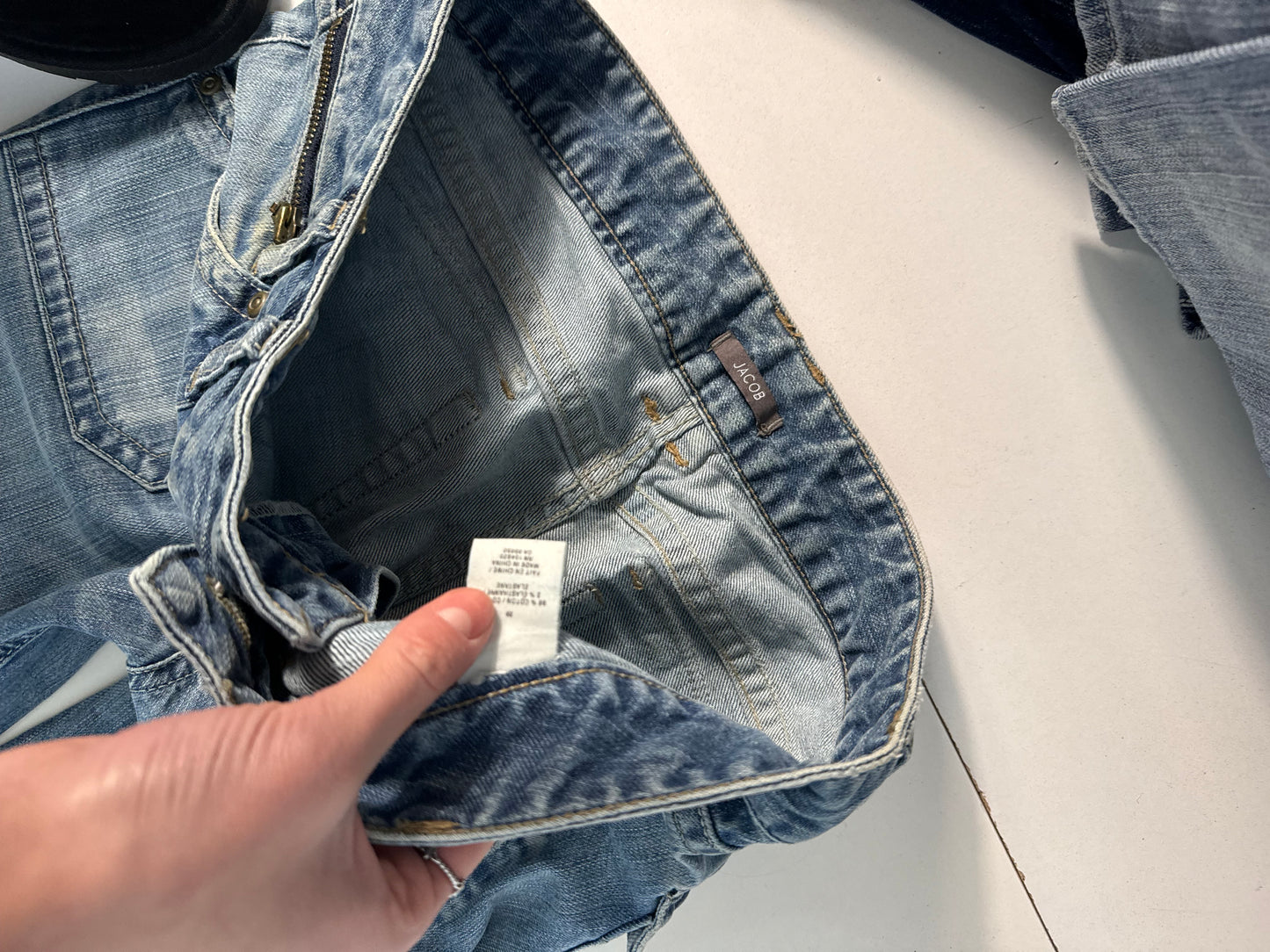 Lågmidjade jeans stl: S