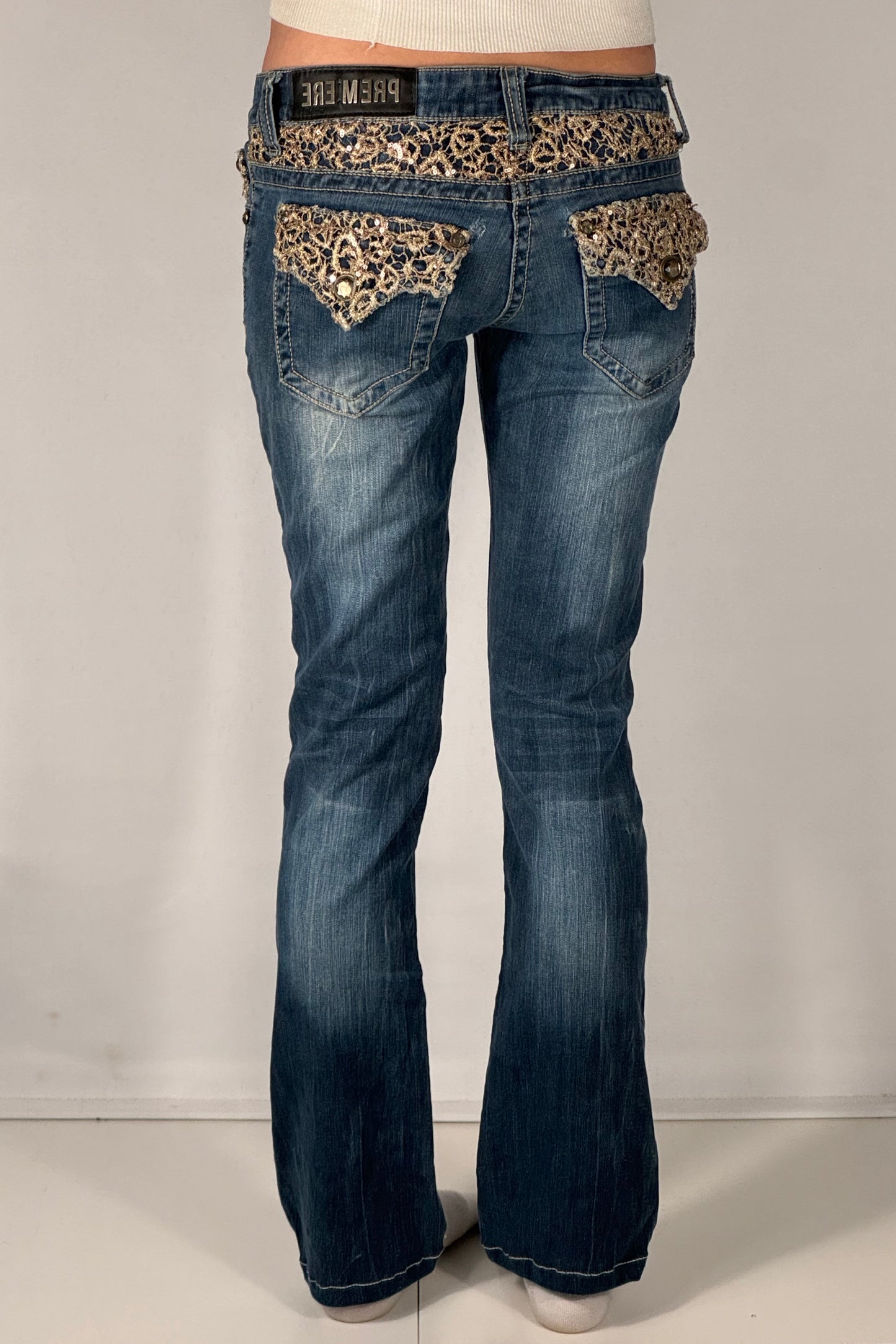 Lågmidjade jeans stl: XS/S