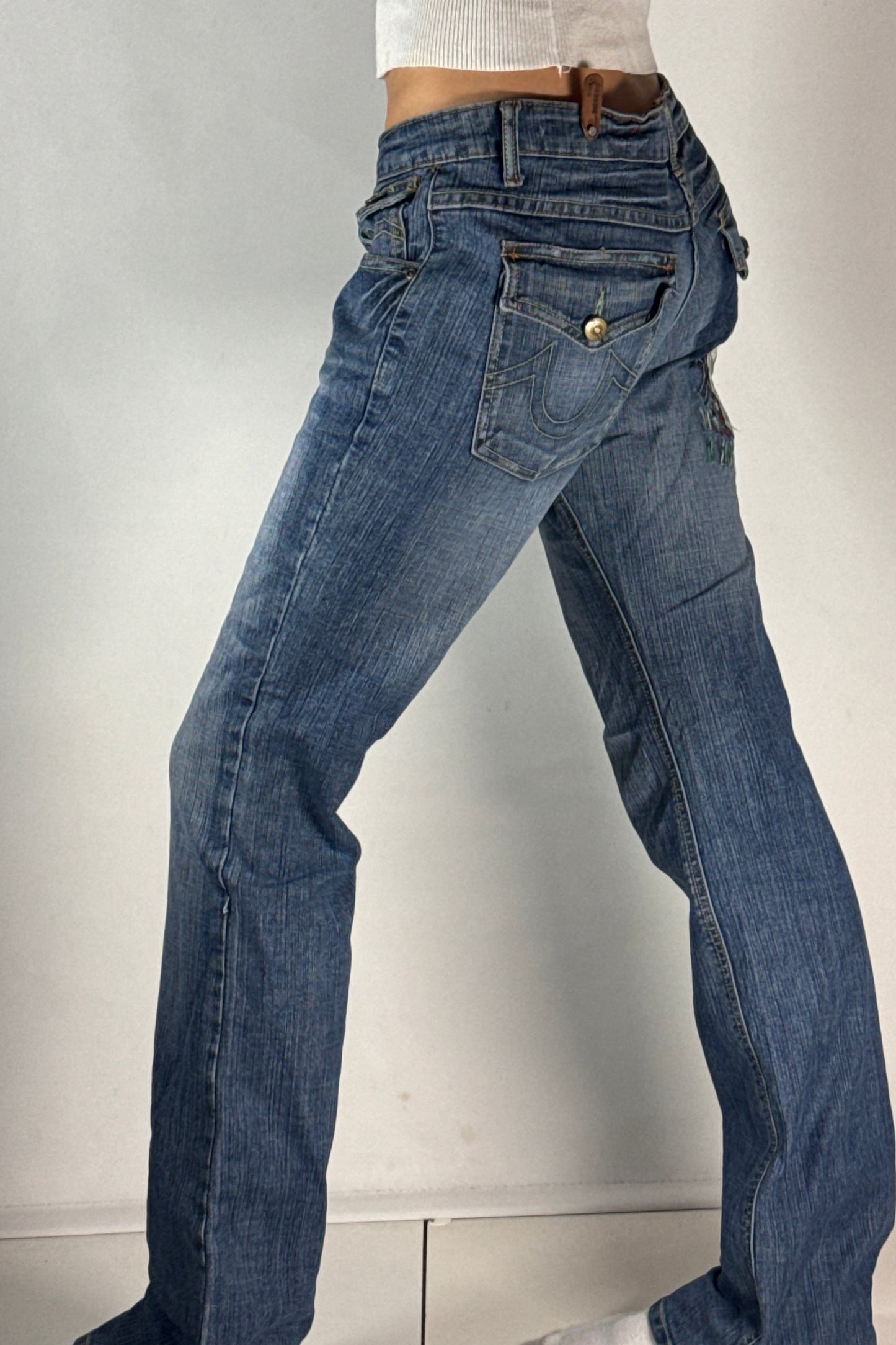 Lågmidjade jeans stl: S