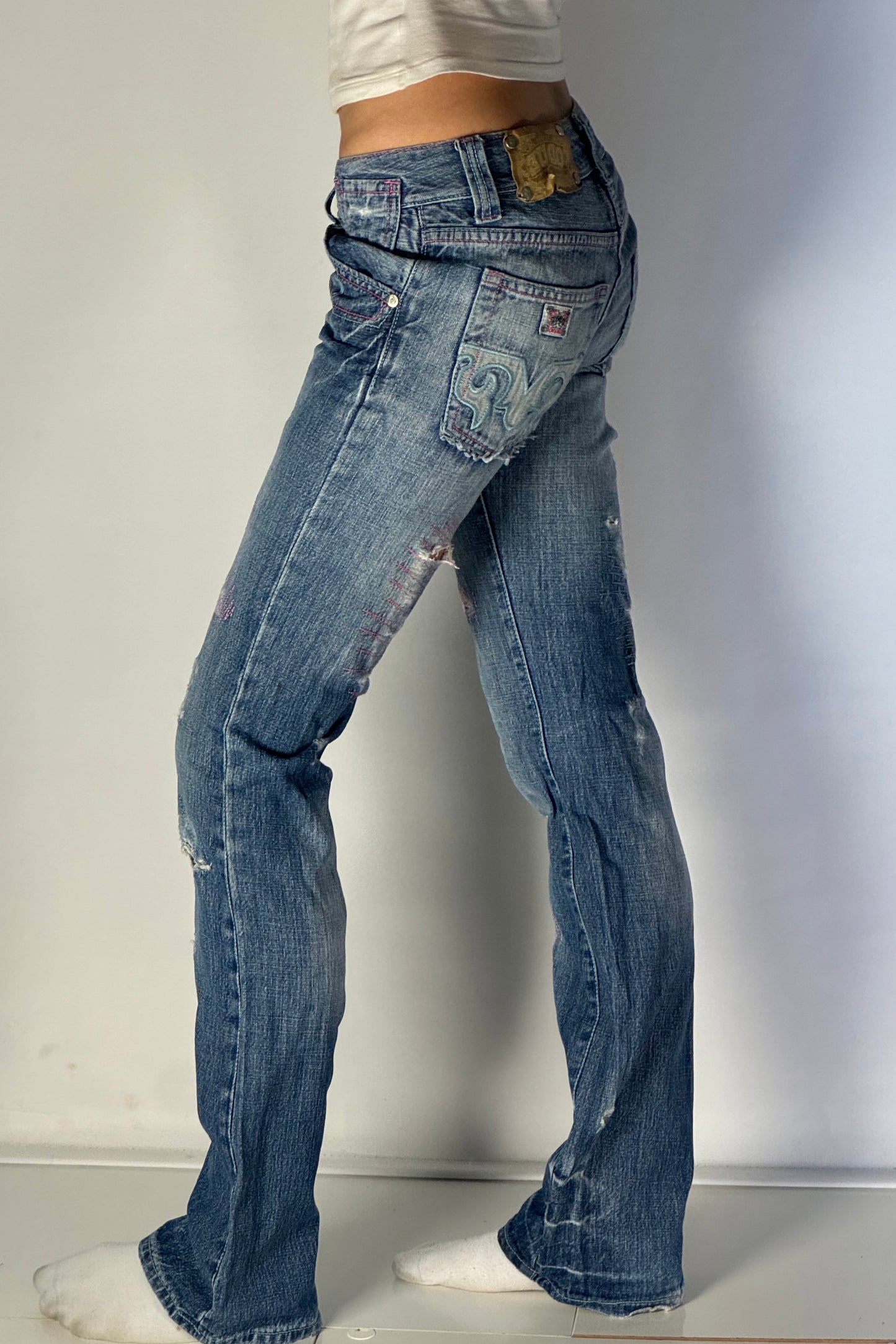 Lågmidjade jeans stl: XS