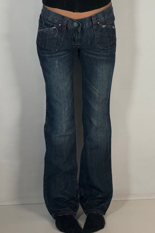 Lågmidjade jeans stl: S