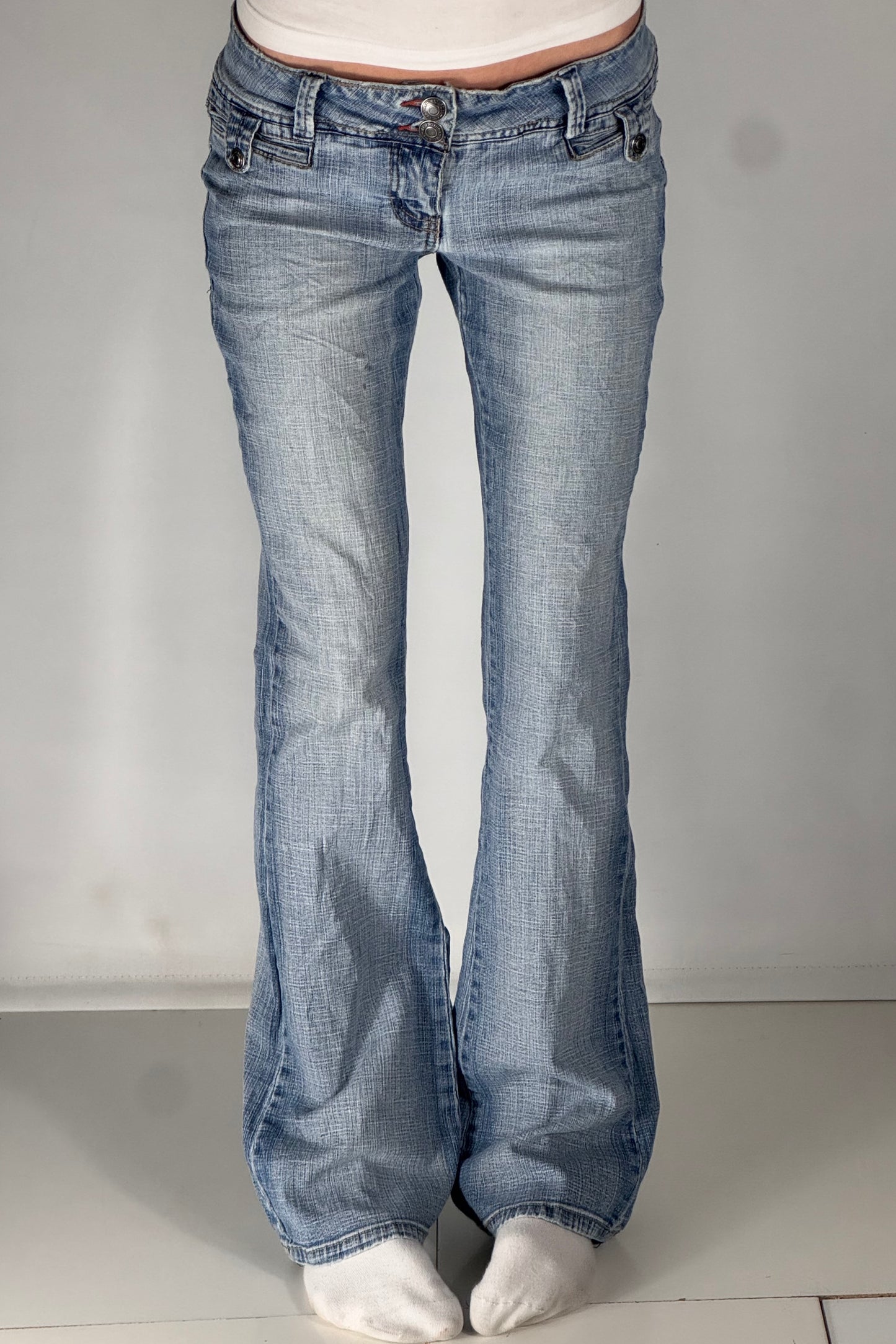 Lågmidjade jeans stl: S