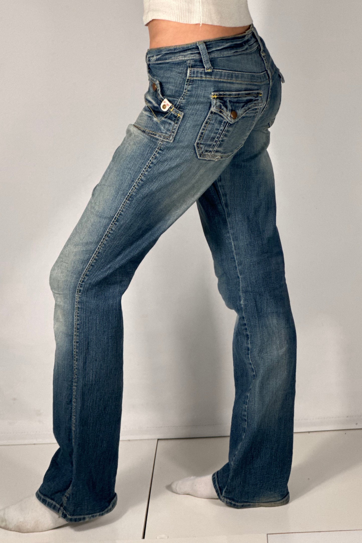 Lavlivede jeans str: XS