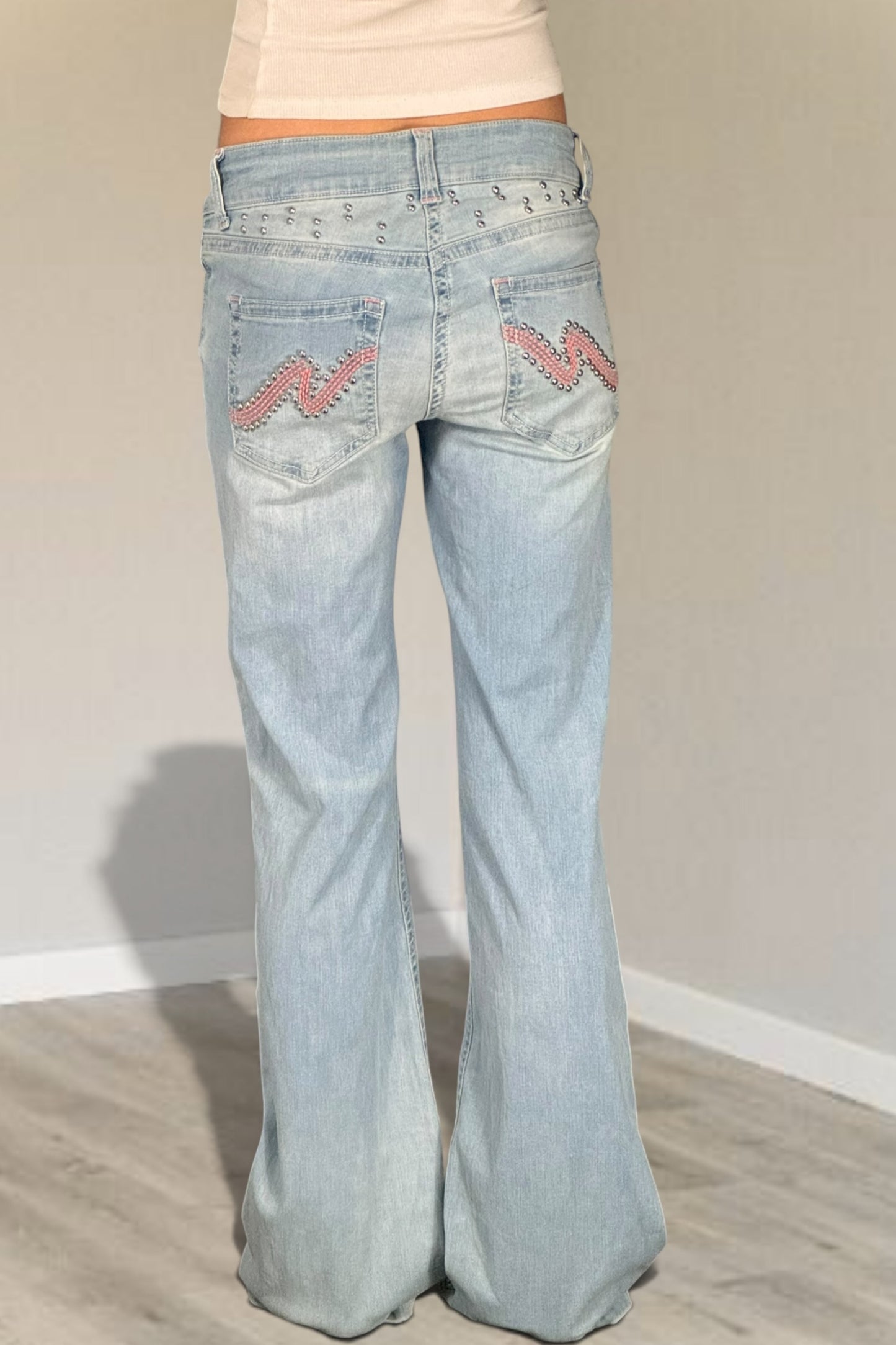 Lågmidjade jeans stl: XS/S