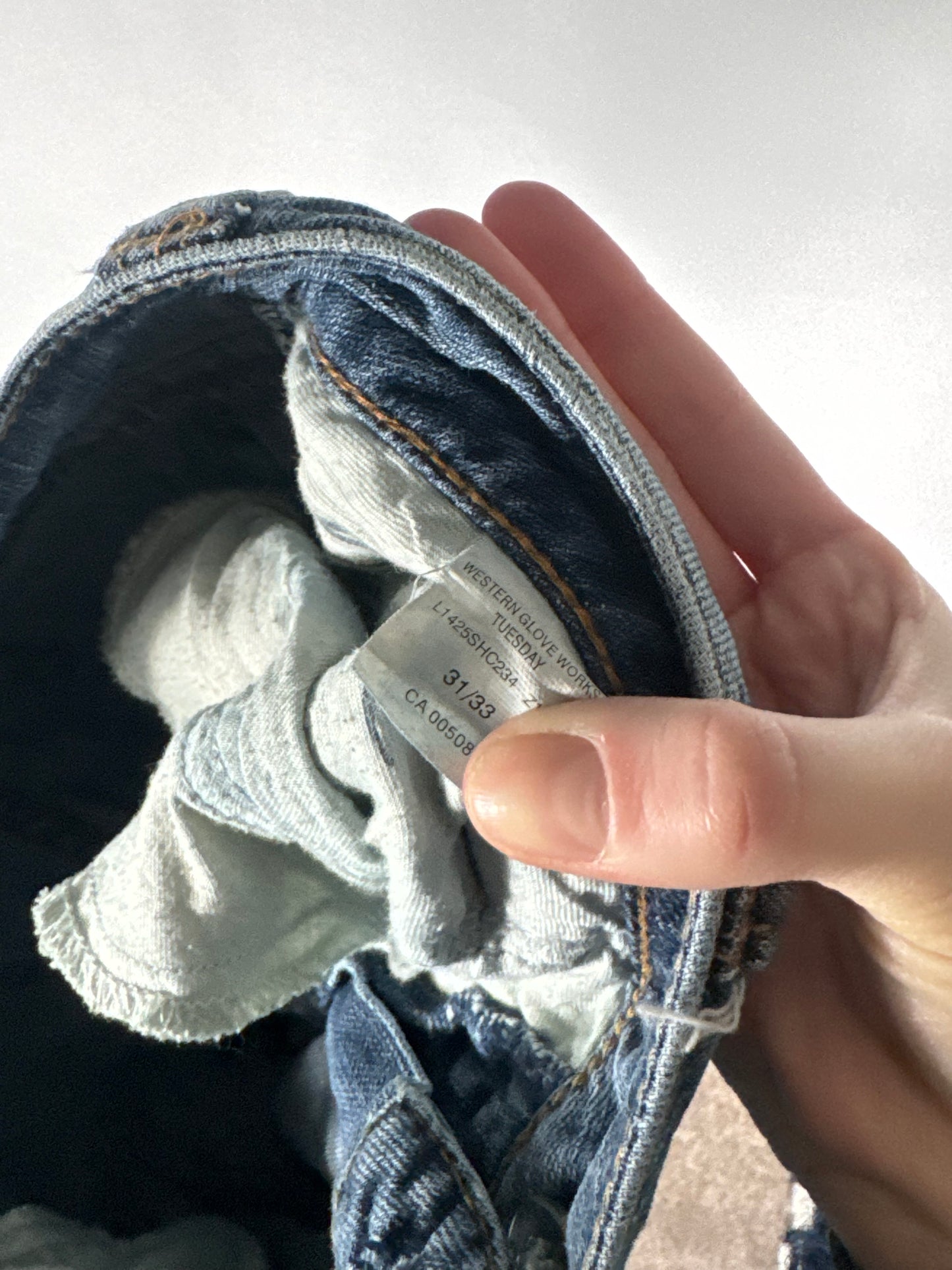 Lågmidjade jeans stl: M
