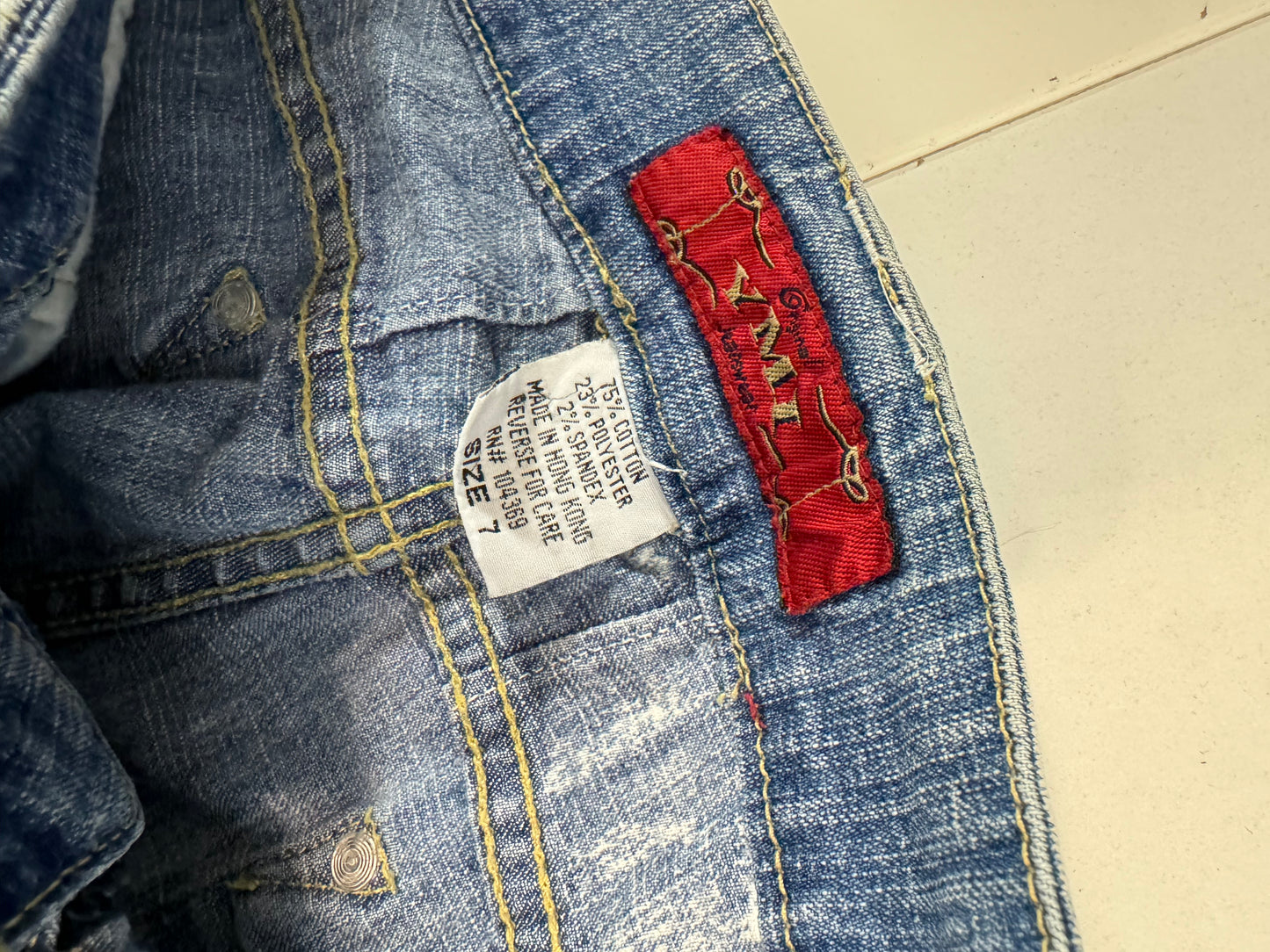 Lågmidjade jeans stl: S