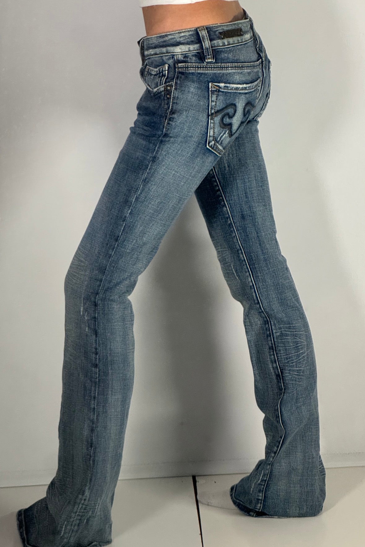 Lågmidjade jeans stl: XS