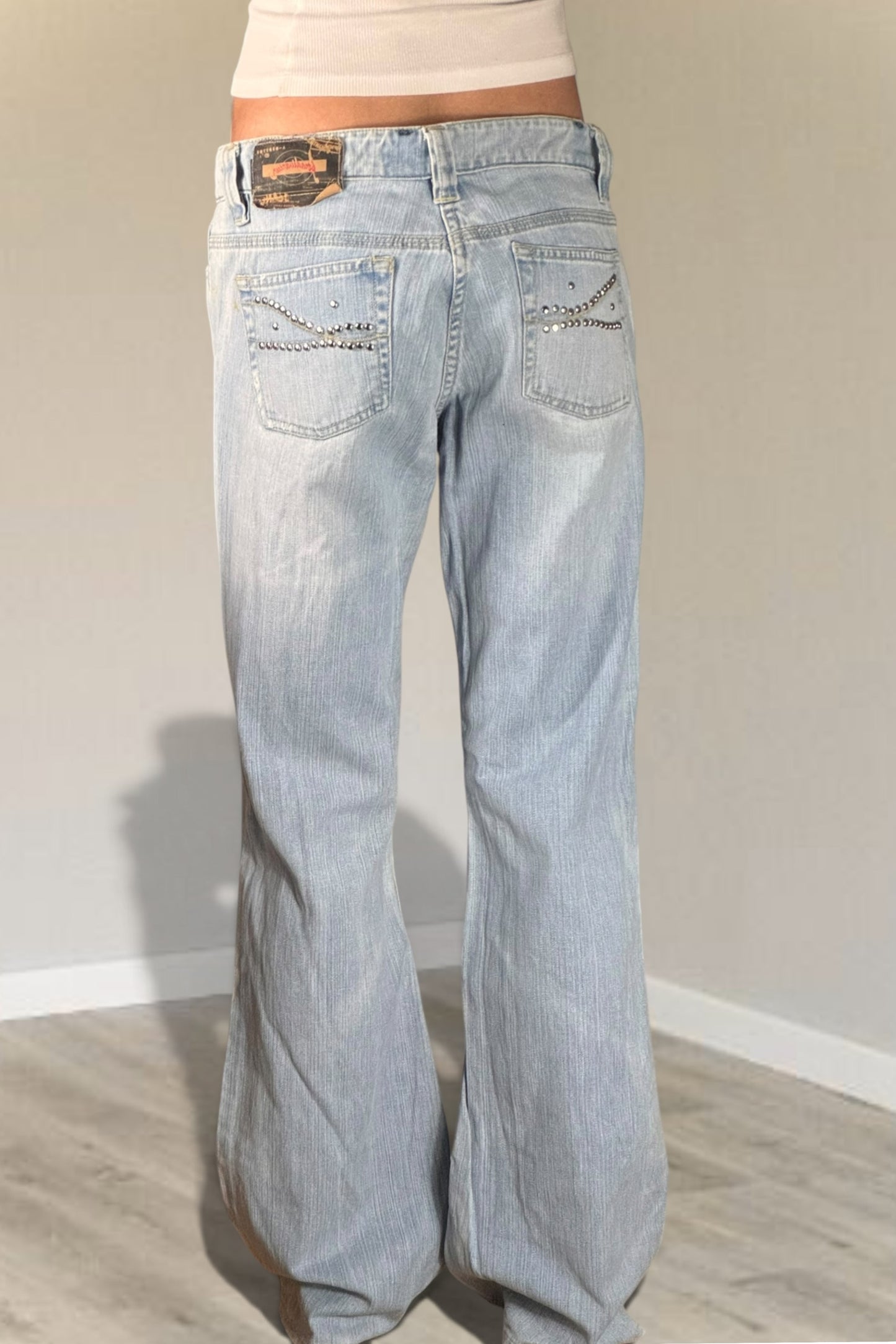 Lågmidjade jeans stl: S