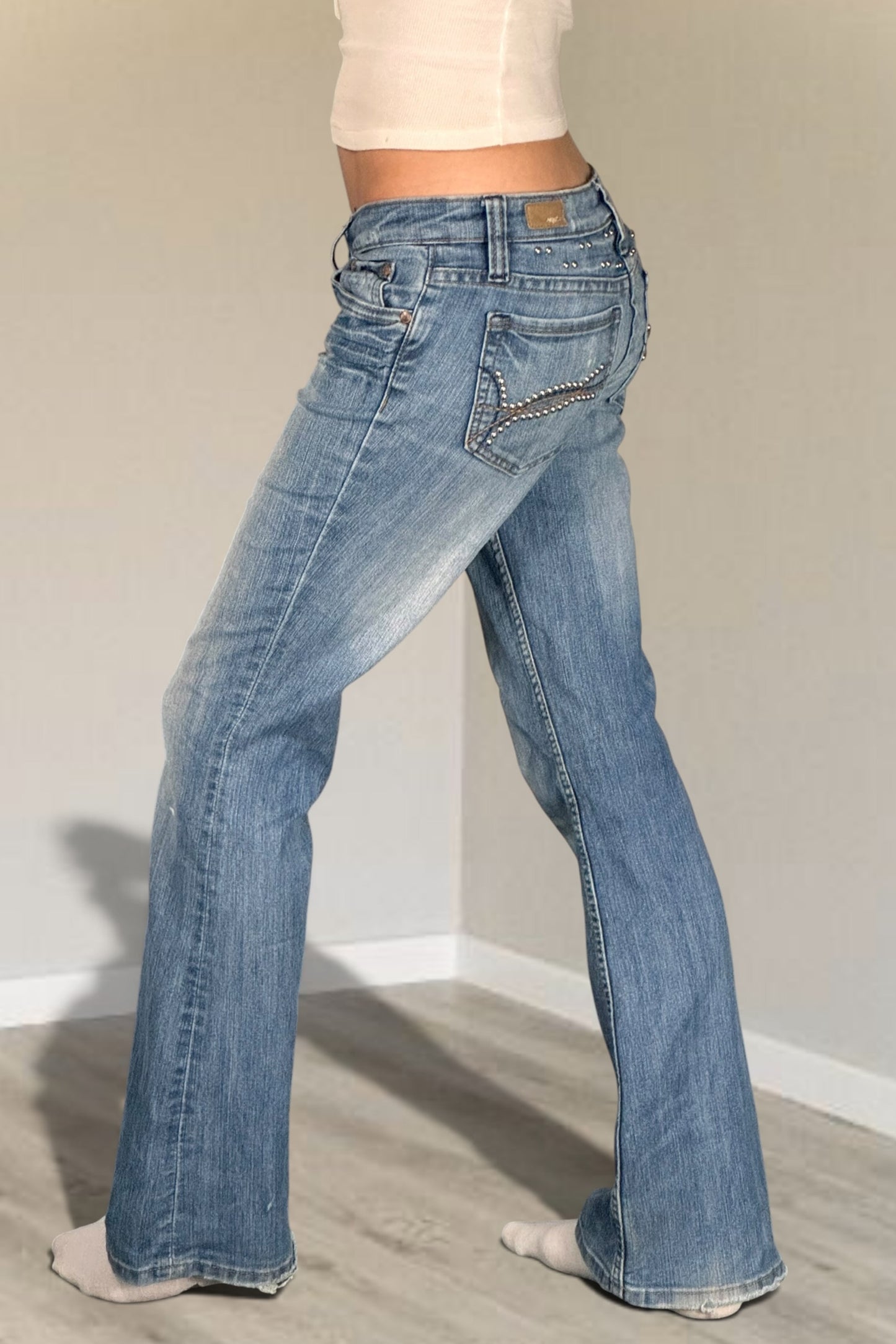 Lågmidjade jeans stl: XS/S