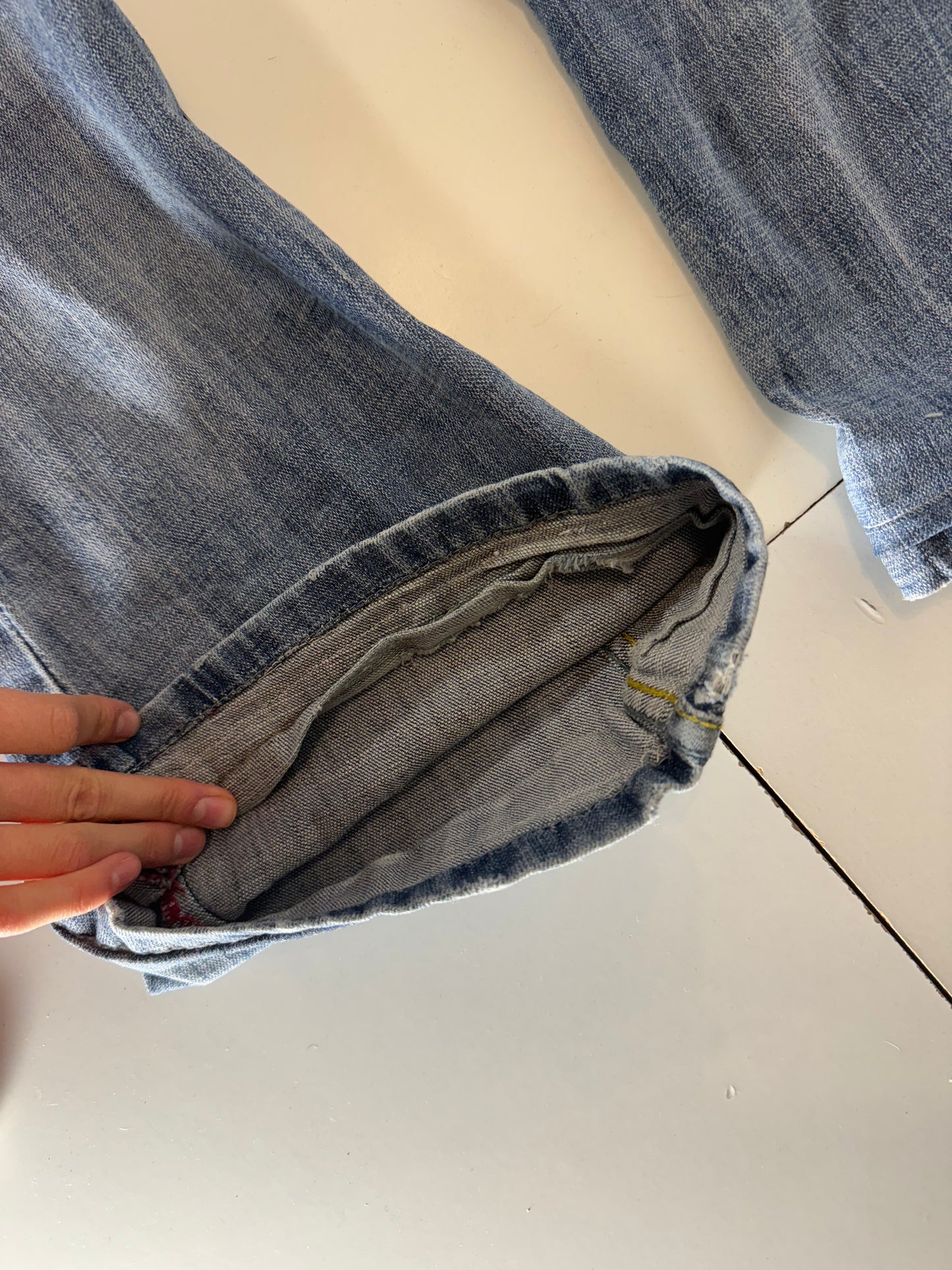 Lågmidjade jeans stl: S