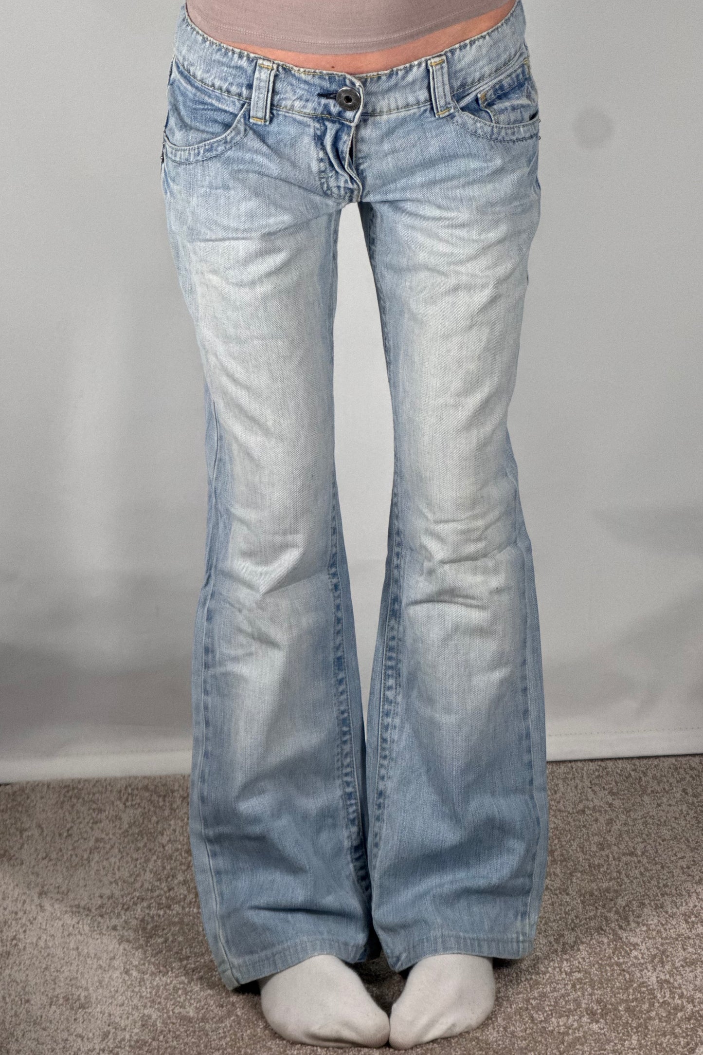 Lågmidjade jeans stl: S