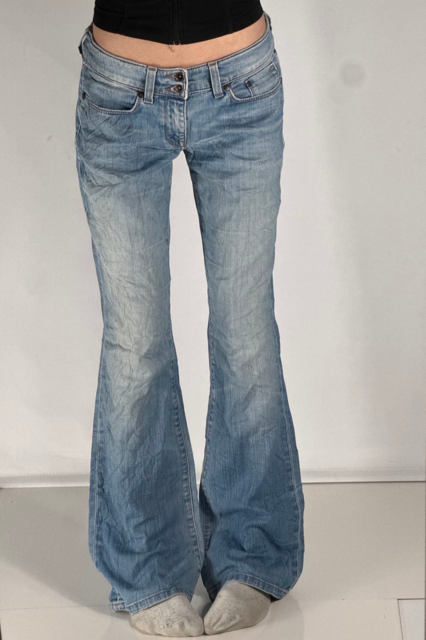 Lågmidjade jeans stl: S