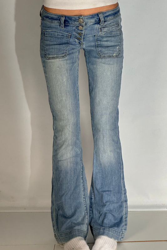 Lågmidjade jeans stl: XS