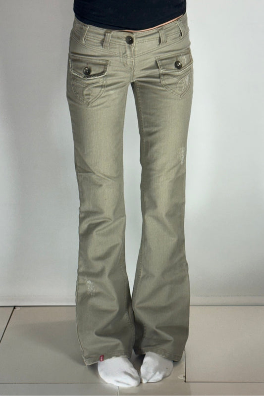 Lågmidjade byxor stl: XS