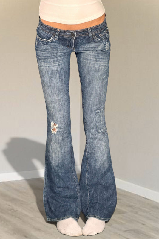 Lågmidjade jeans stl: XXS