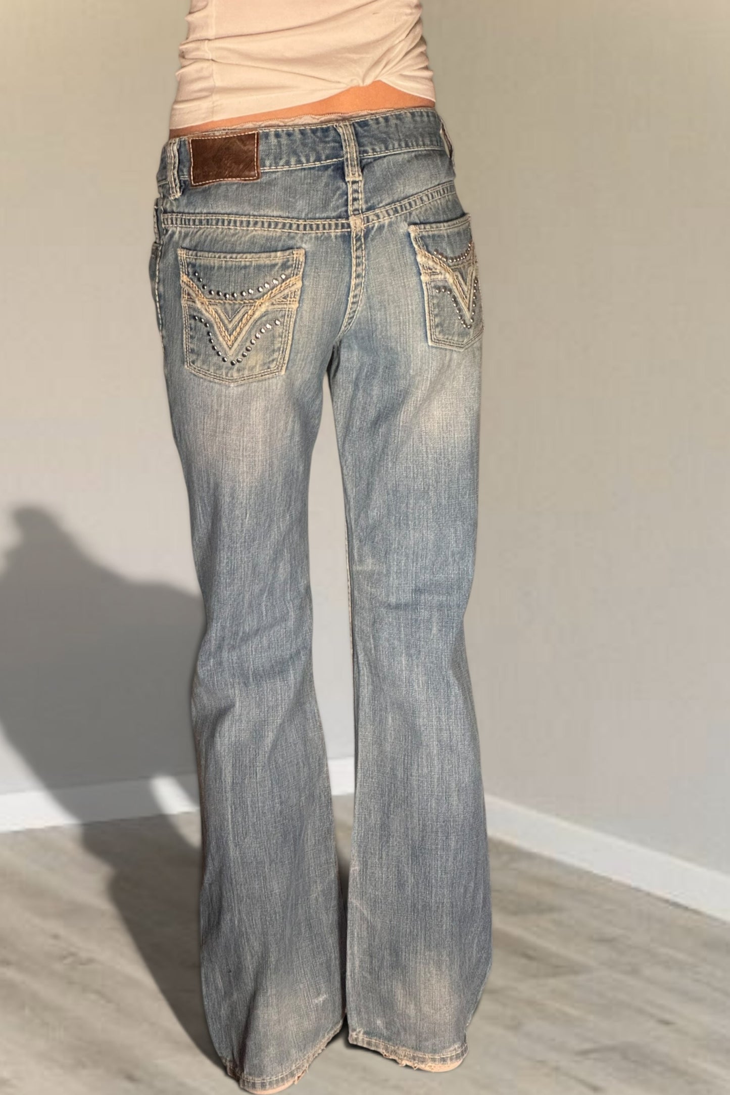 Lågmidjade jeans stl: XS