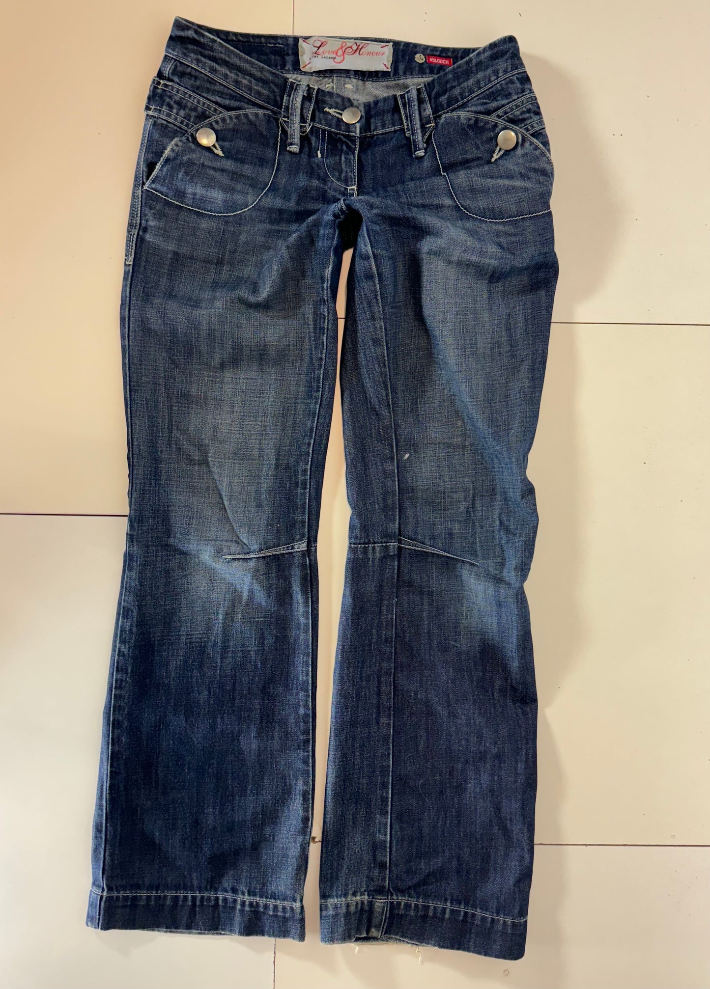 Lågmidjade jeans stl: S