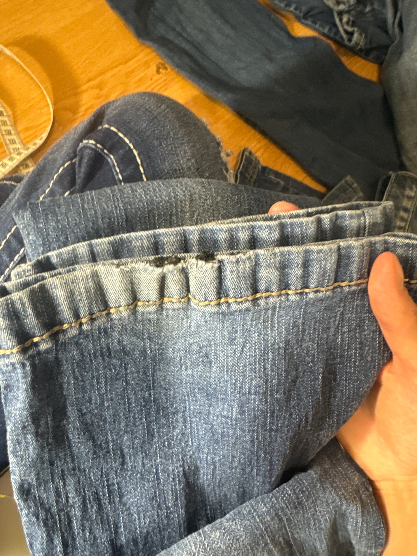 Lågmidjade jeans stl: S