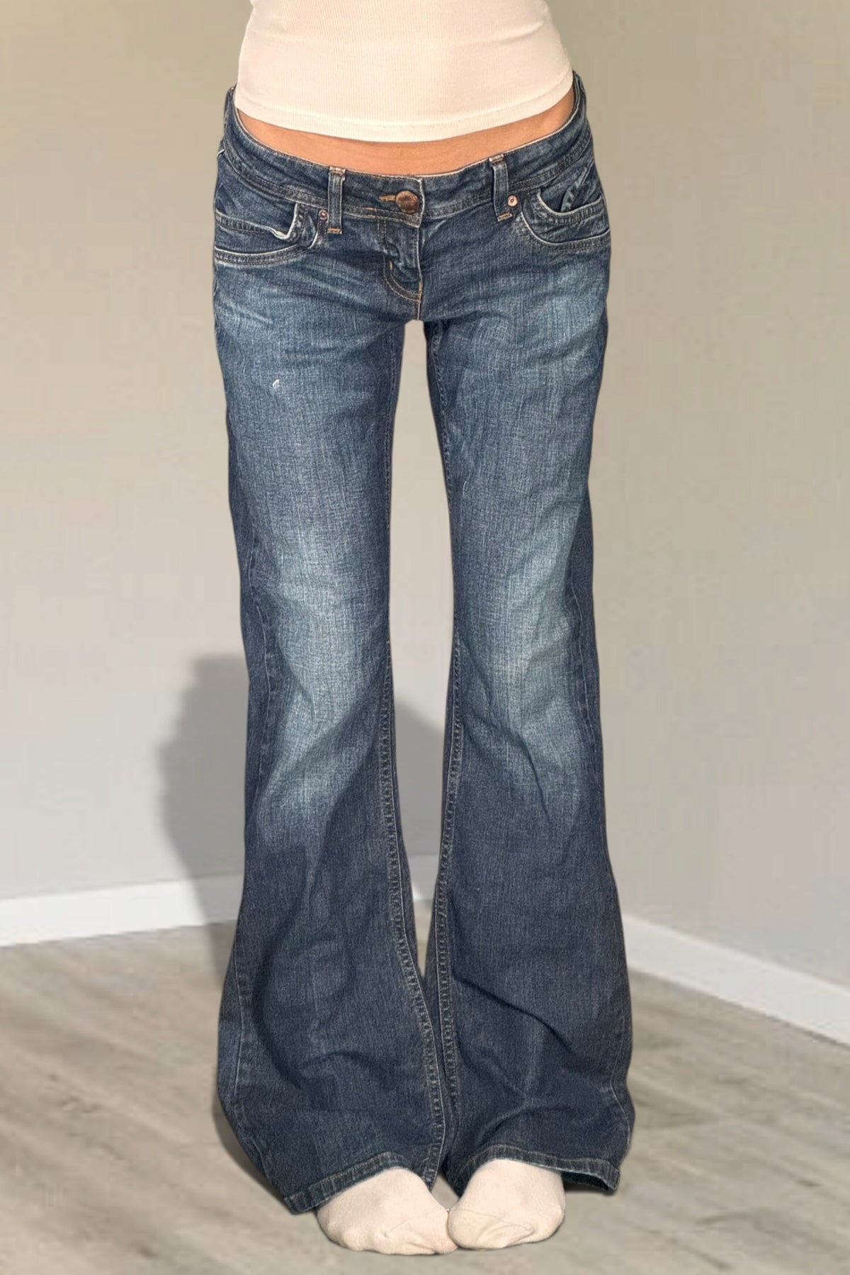 Lågmidjade jeans stl: M
