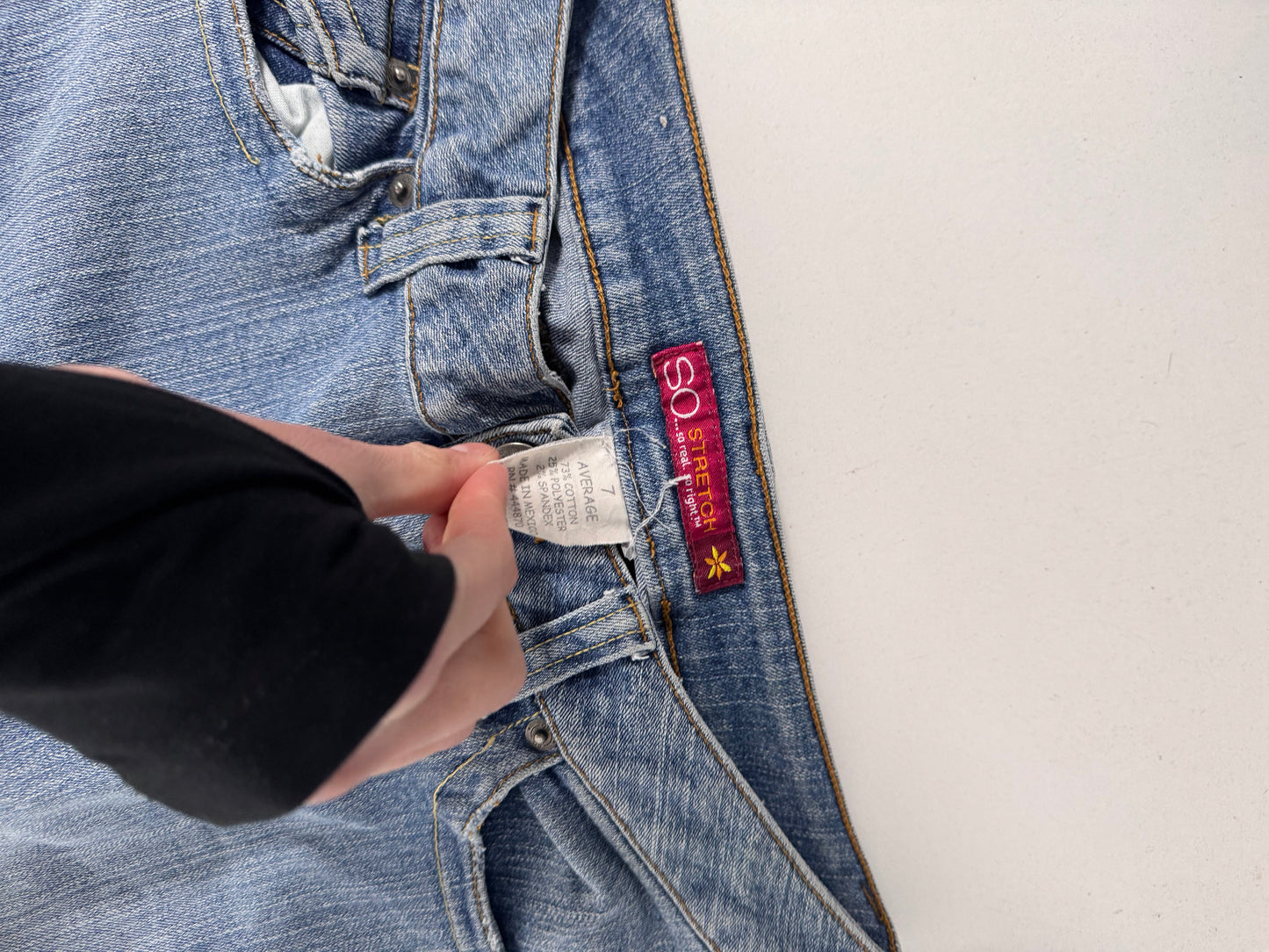 Lågmidjade jeans stl: S