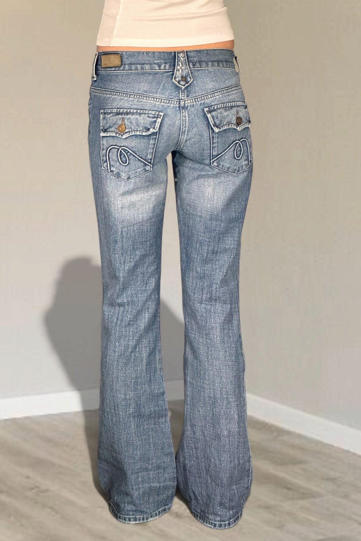 Lågmidjade jeans stl: XS