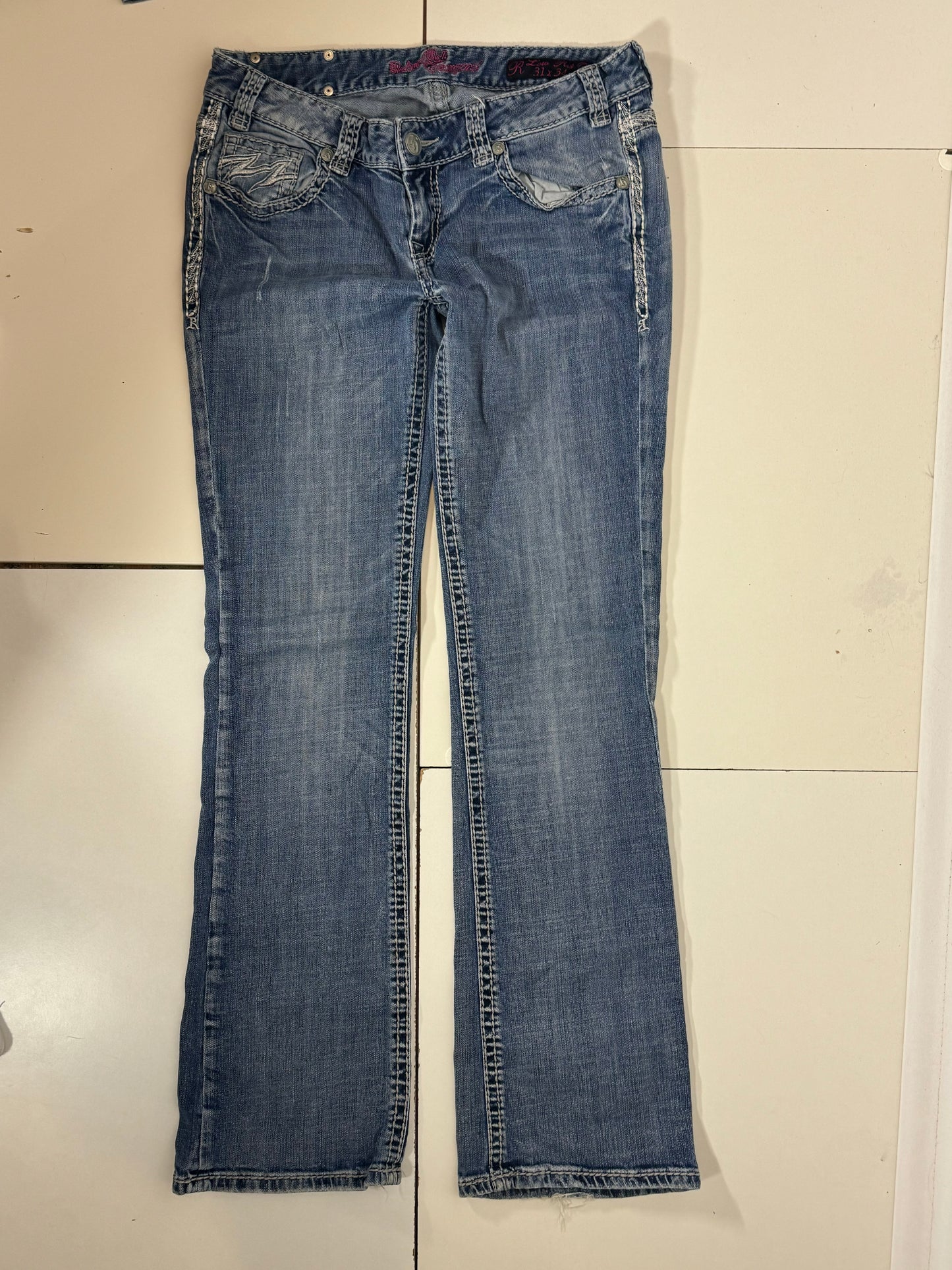 Lågmidjade jeans stl: M