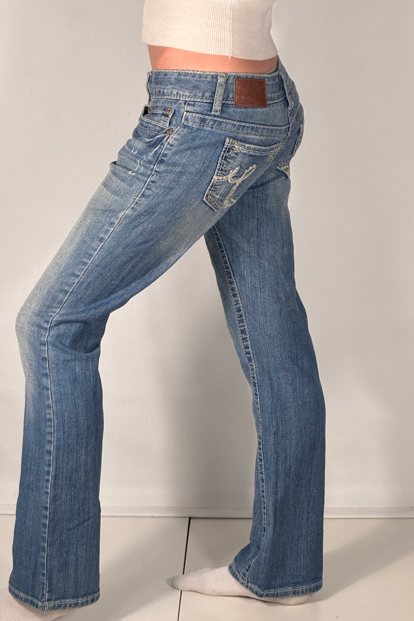 Lågmidjade jeans stl: S
