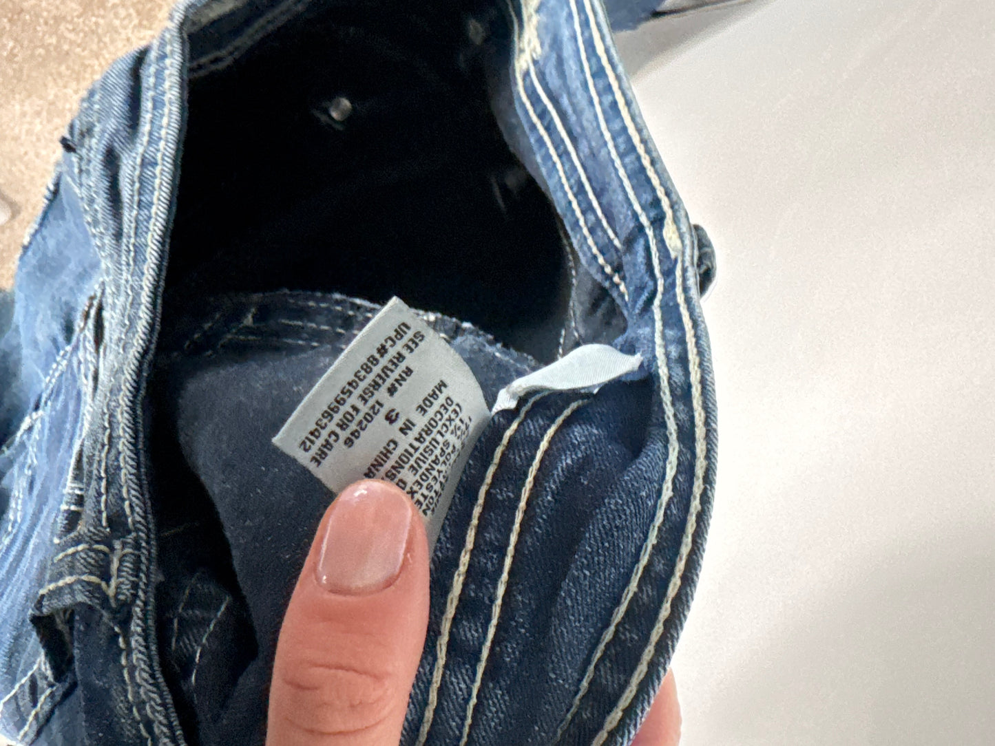 Lavlivede jeans str: XS