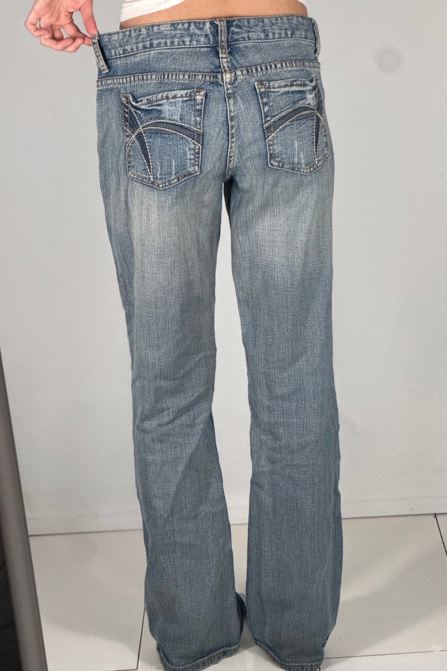 Lågmidjade jeans stl: S